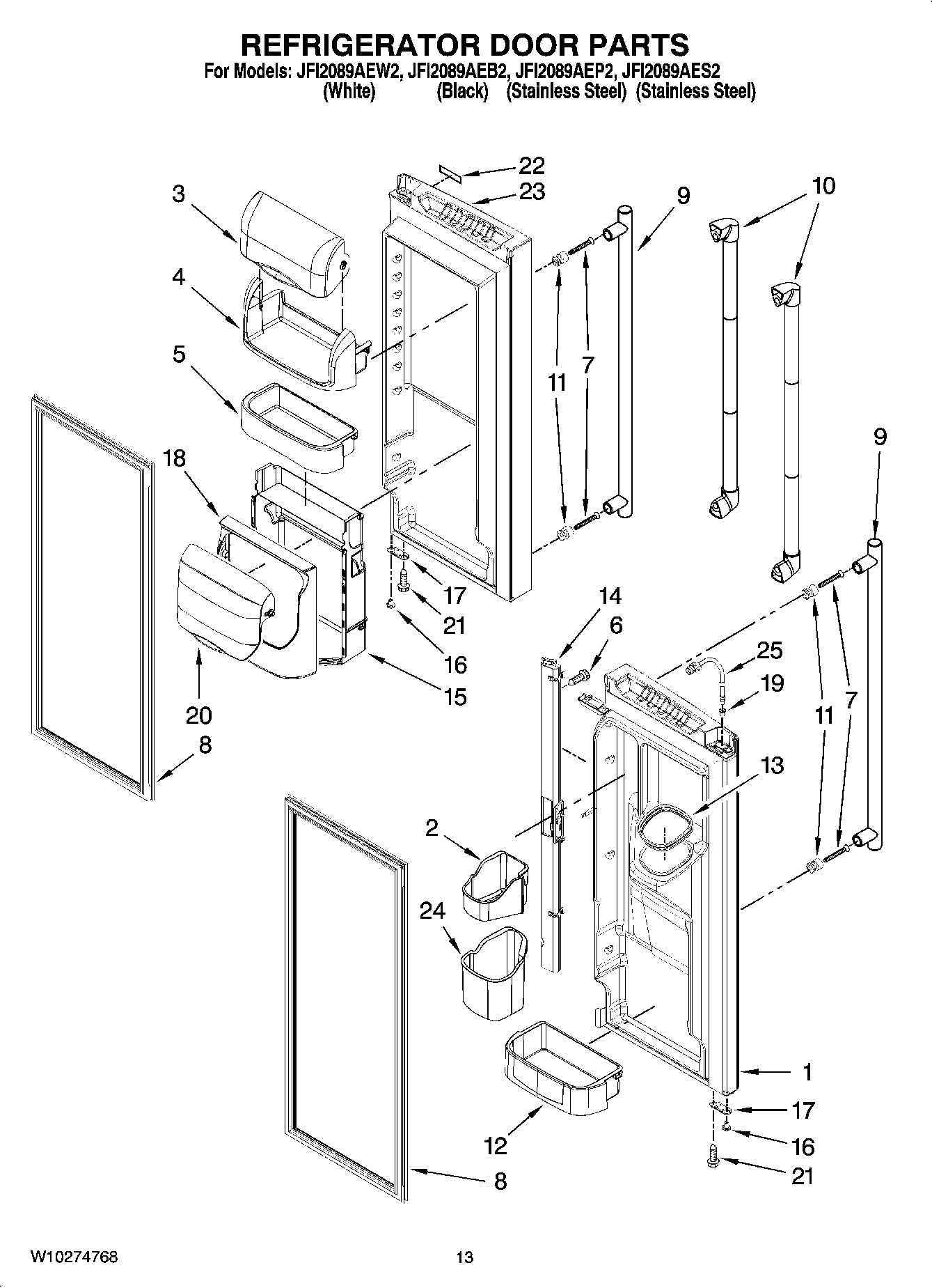 07 - REFRIGERATOR DOOR PARTS