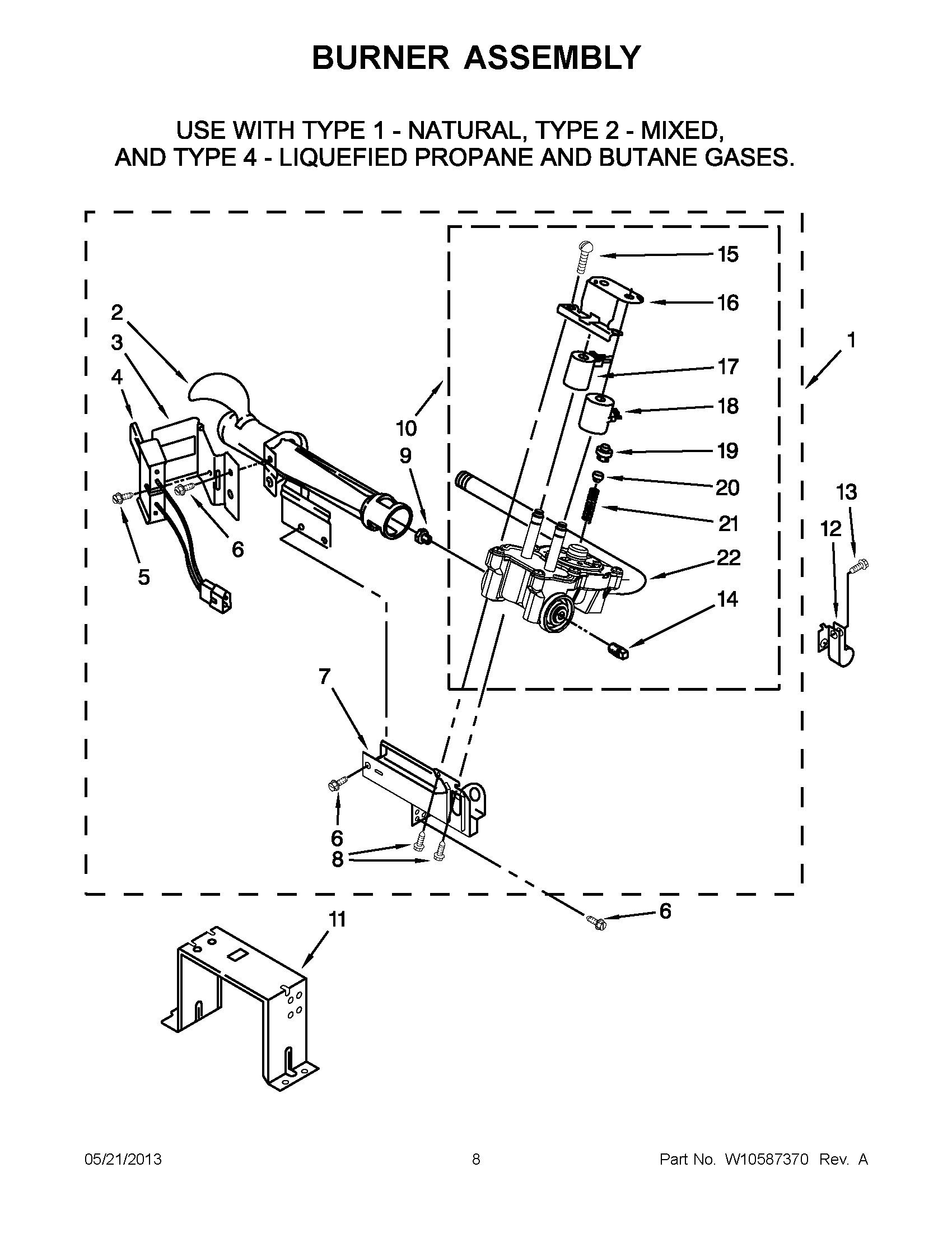 04 - BURNER ASSEMBLY