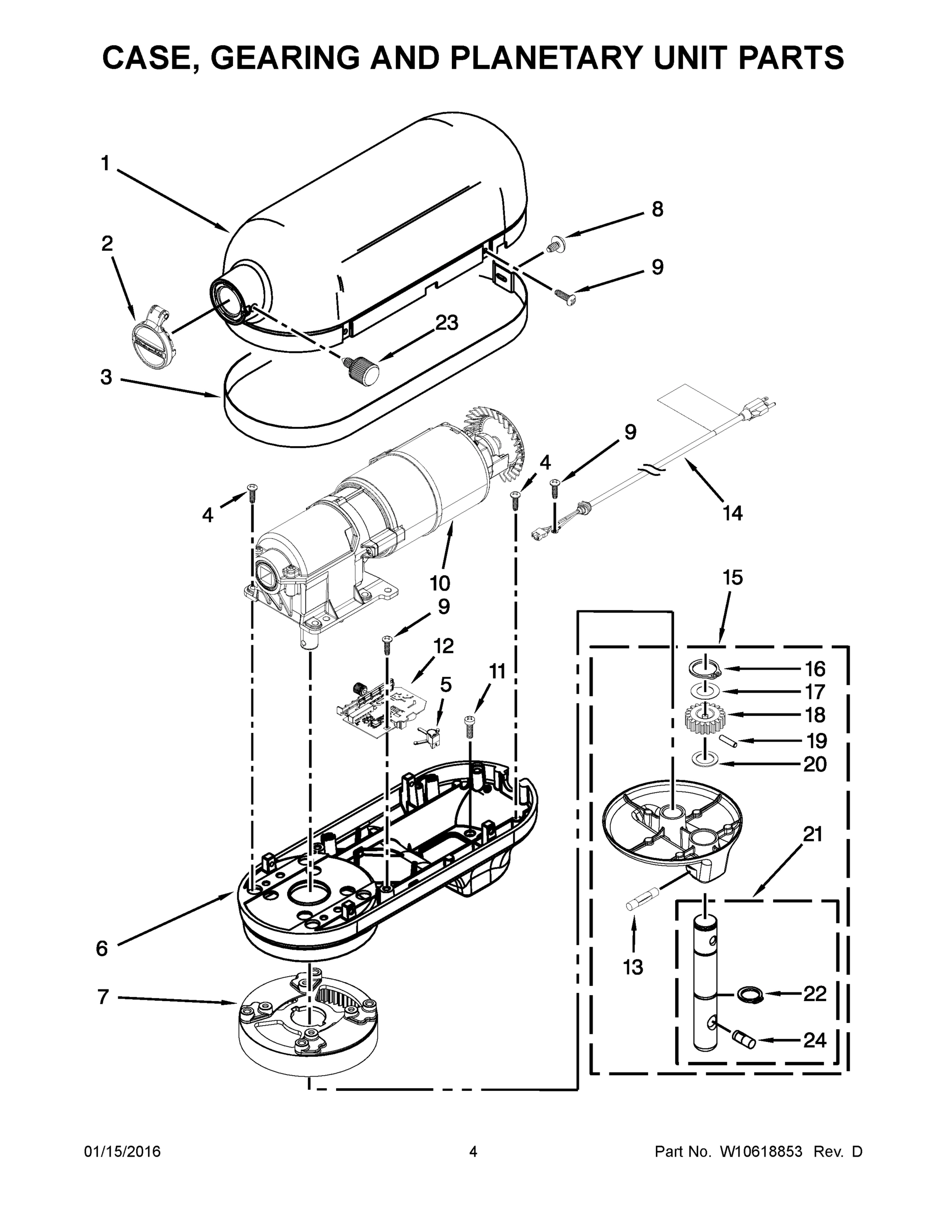 03 - CASE, GEARING AND PLANETARY UNIT PARTS