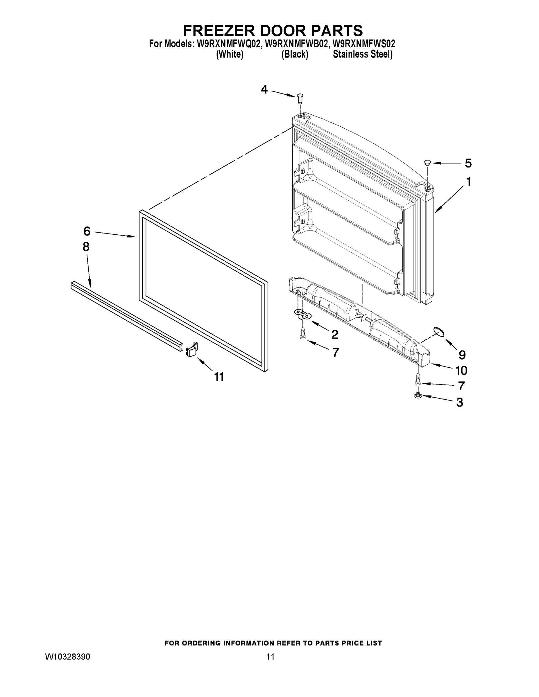 06 - FREEZER DOOR PARTS