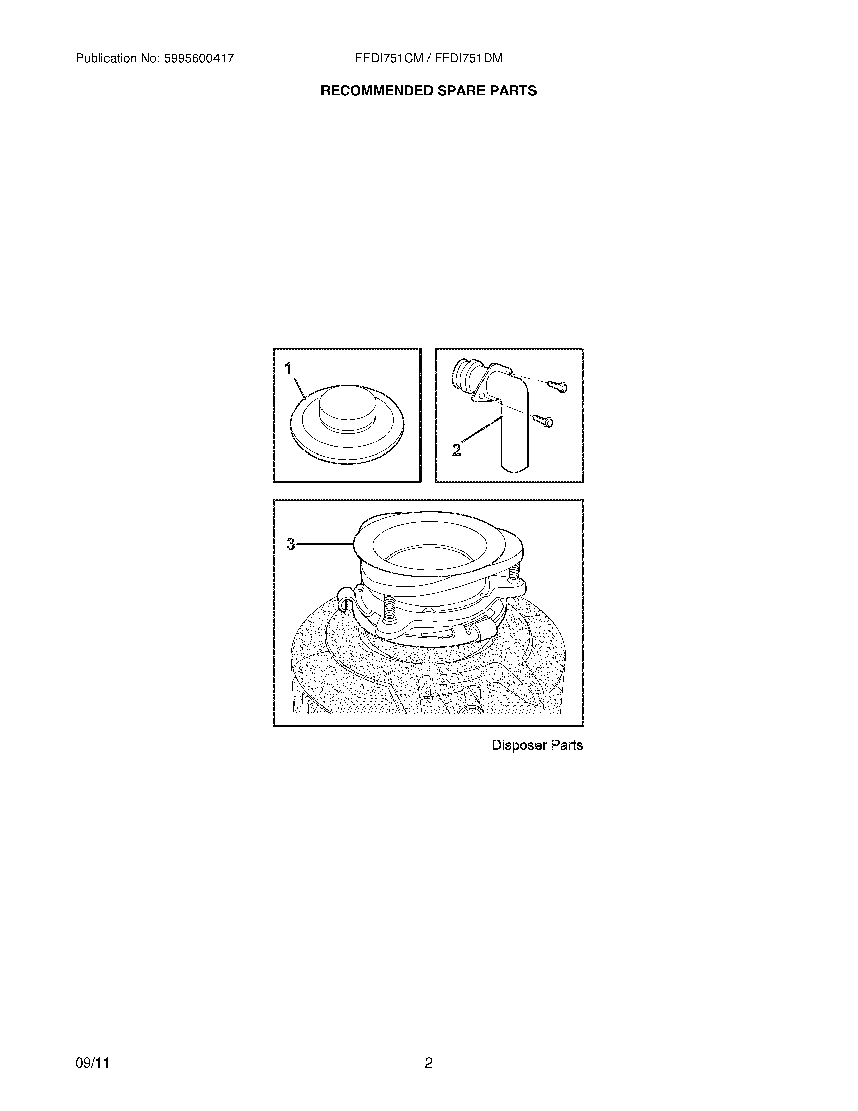 03 - RECOMMENDED SPARE PARTS