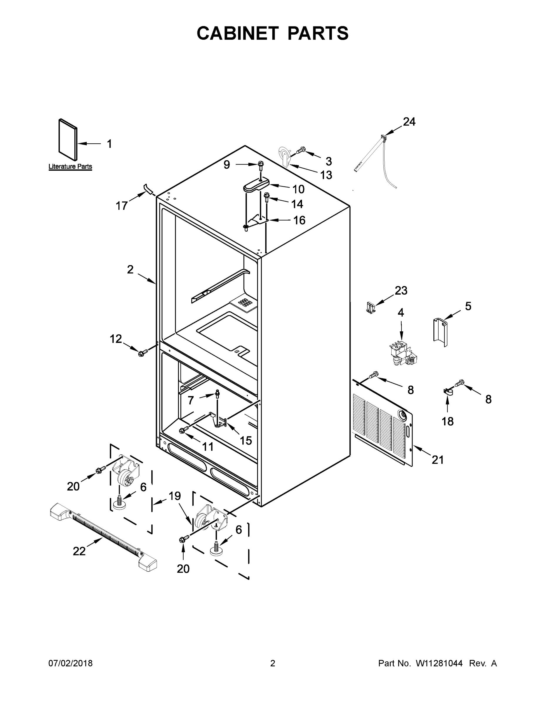 02 - CABINET PARTS