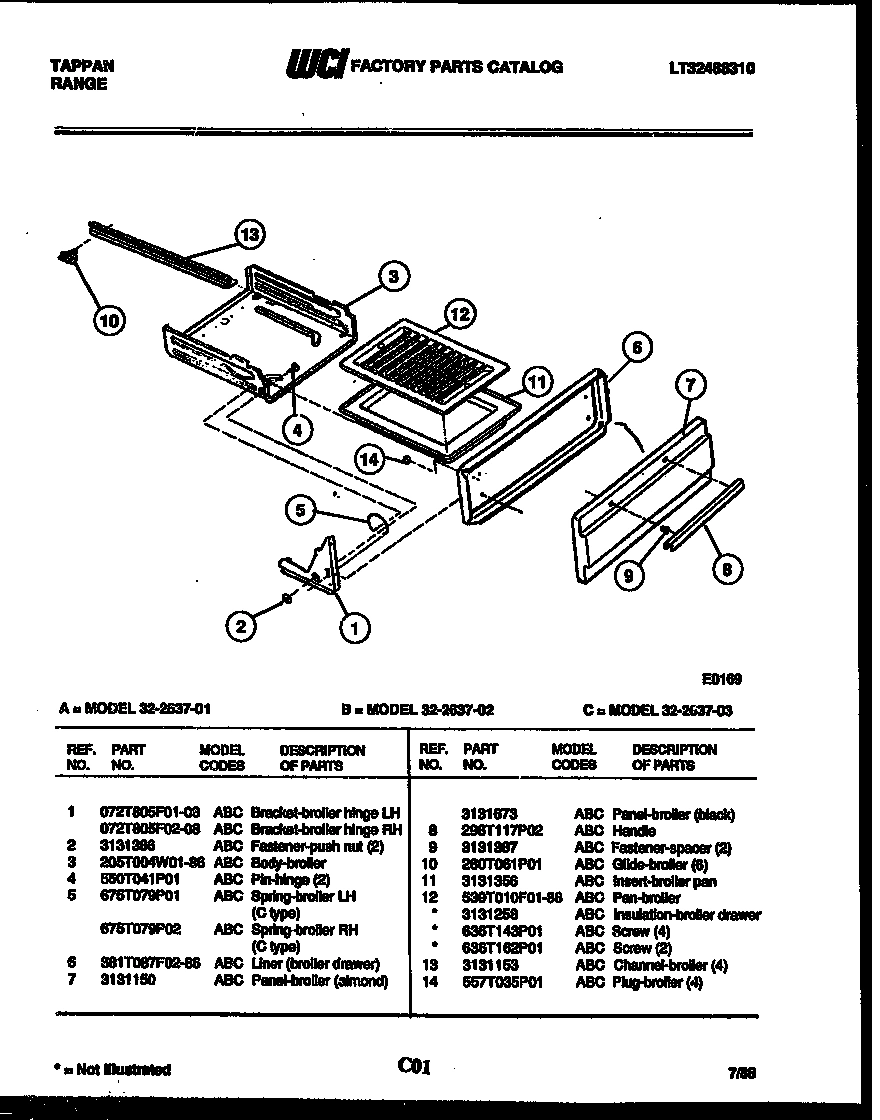 06 - BROILER DRAWER PARTS