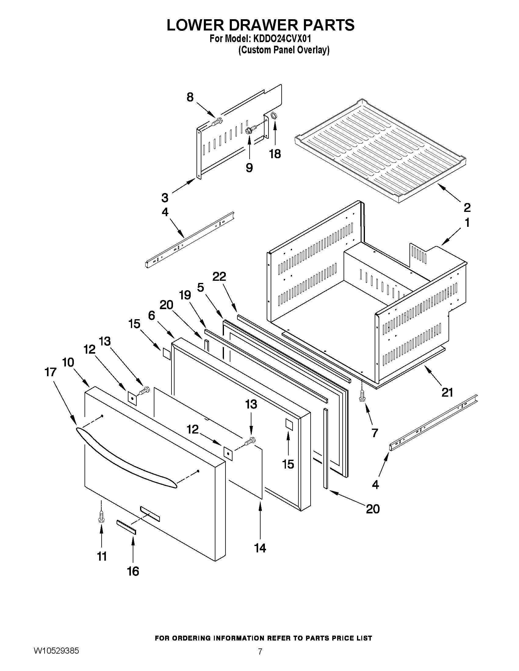 04 - LOWER DRAWER PARTS