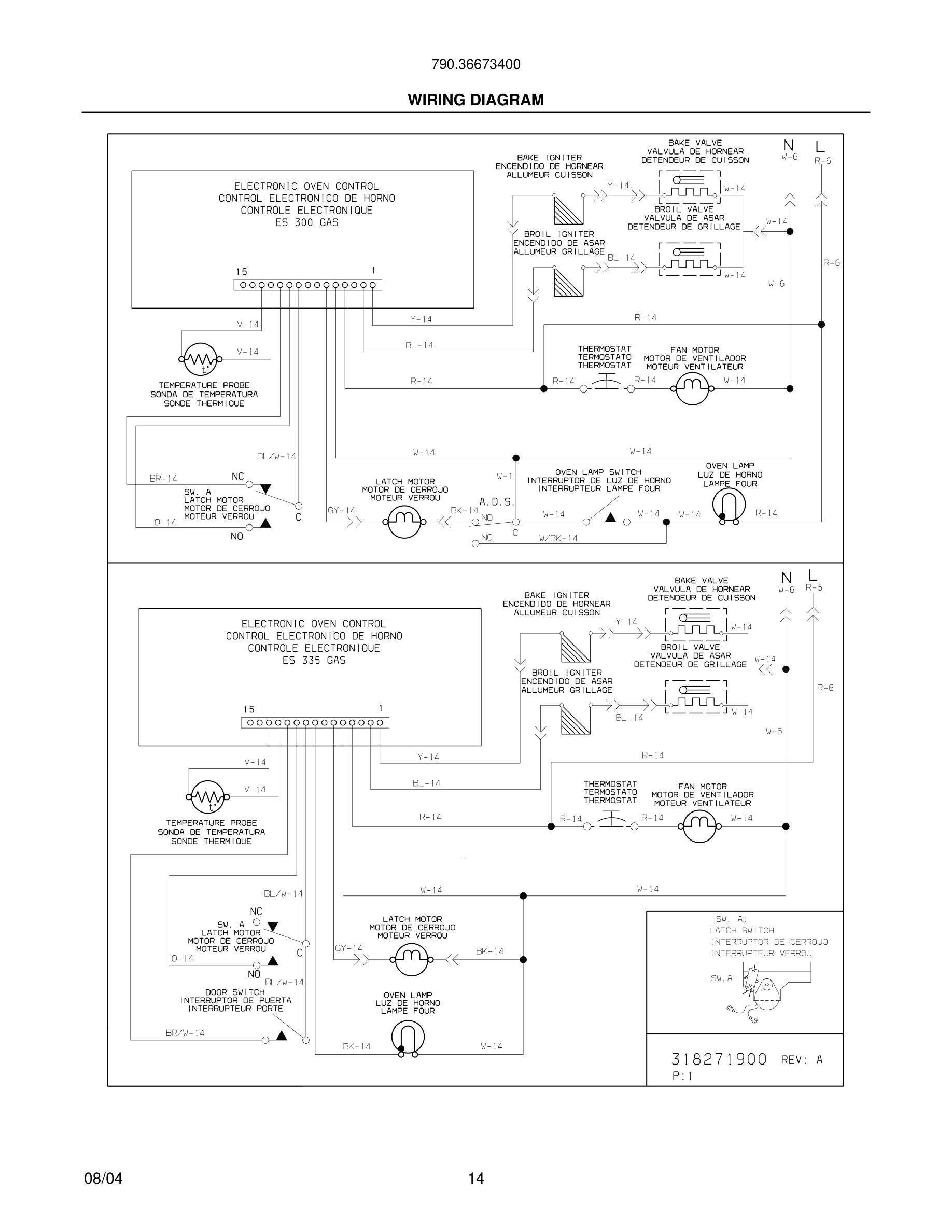14 - WIRING DIAGRAM