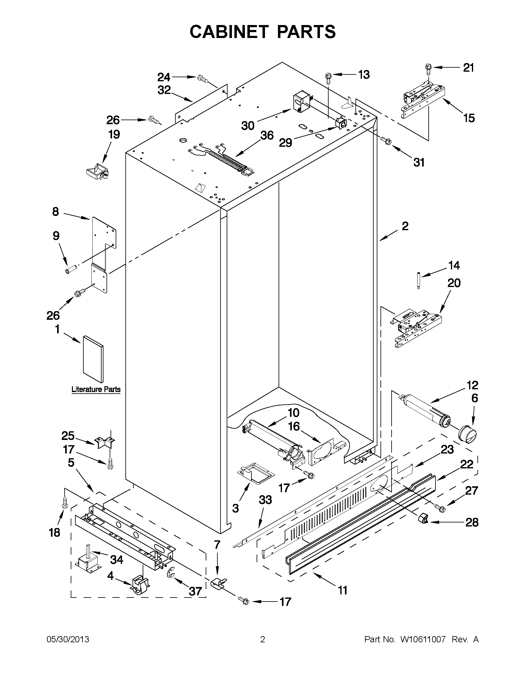 01 - CABINET PARTS