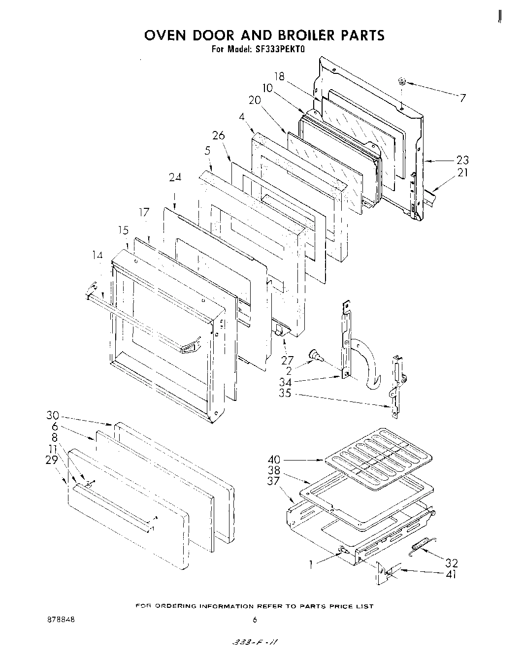 04 - OVEN DOOR AND BROILER