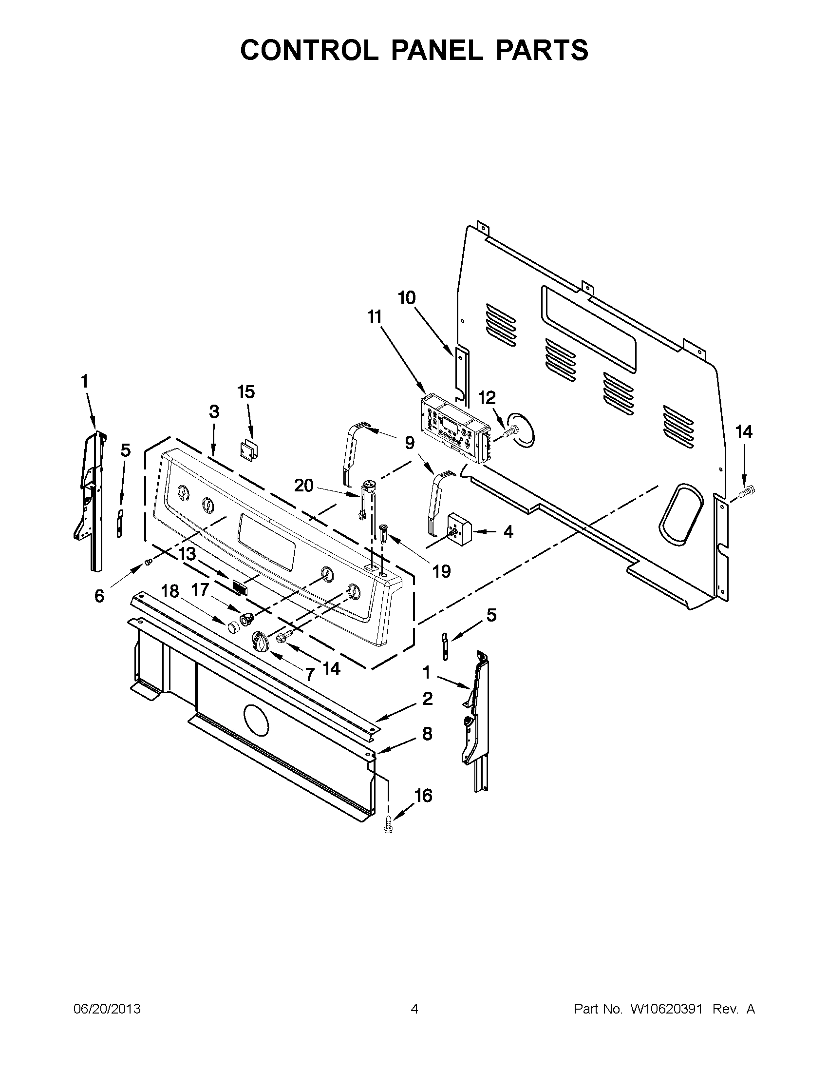 02 - CONTROL PANEL PARTS