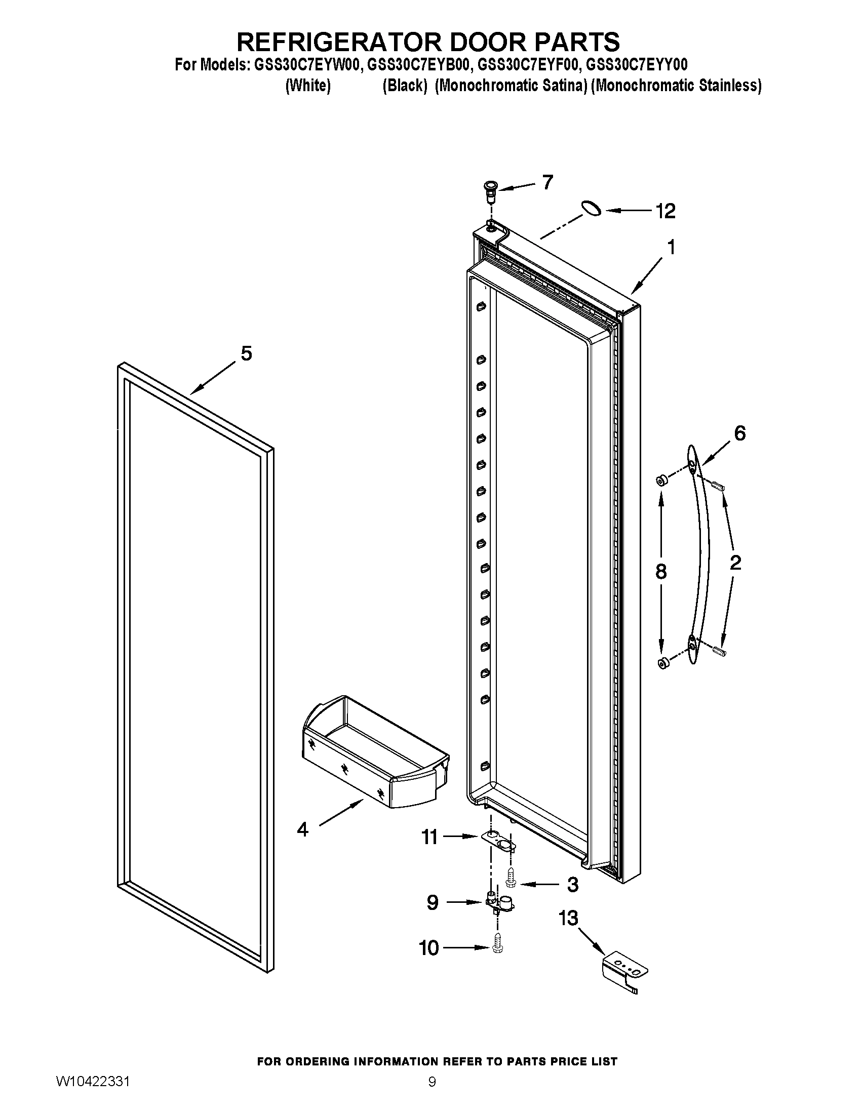 06 - REFRIGERATOR DOOR PARTS