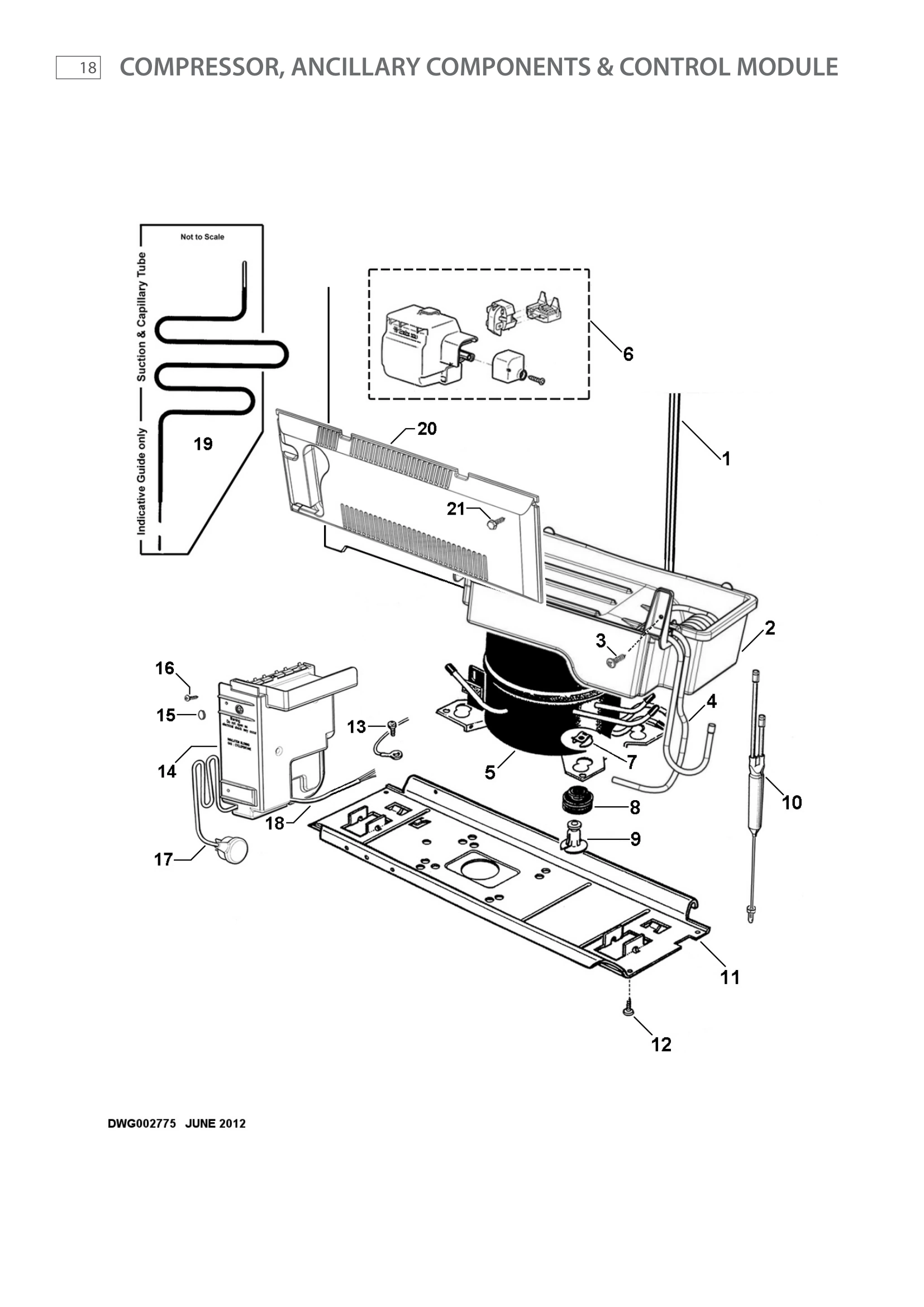 COMPRESSOR, ANCILLARY COMPONENTS & CONTROL MODULE