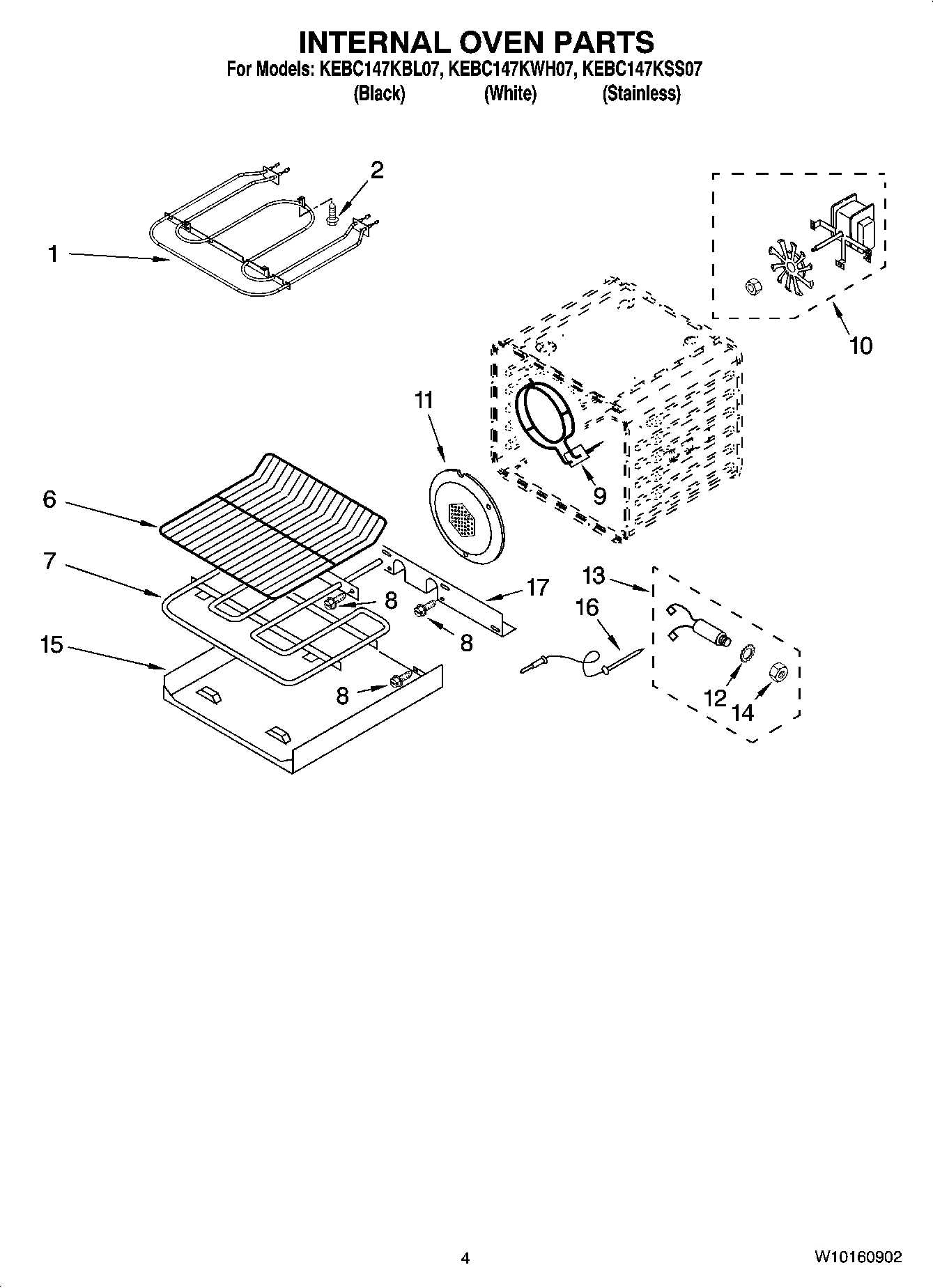 03 - INTERNAL OVEN PARTS