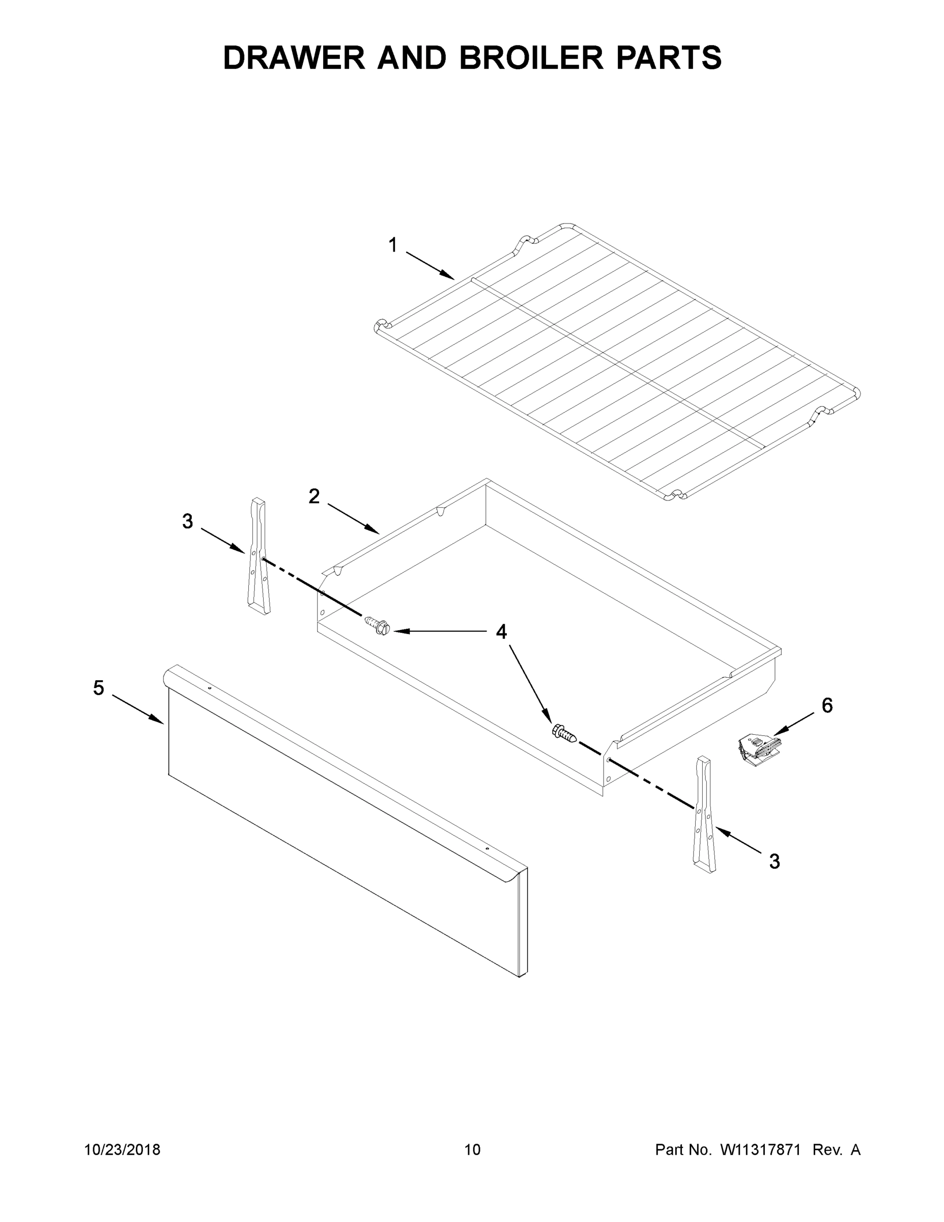 06 - DRAWER AND BROILER PARTS