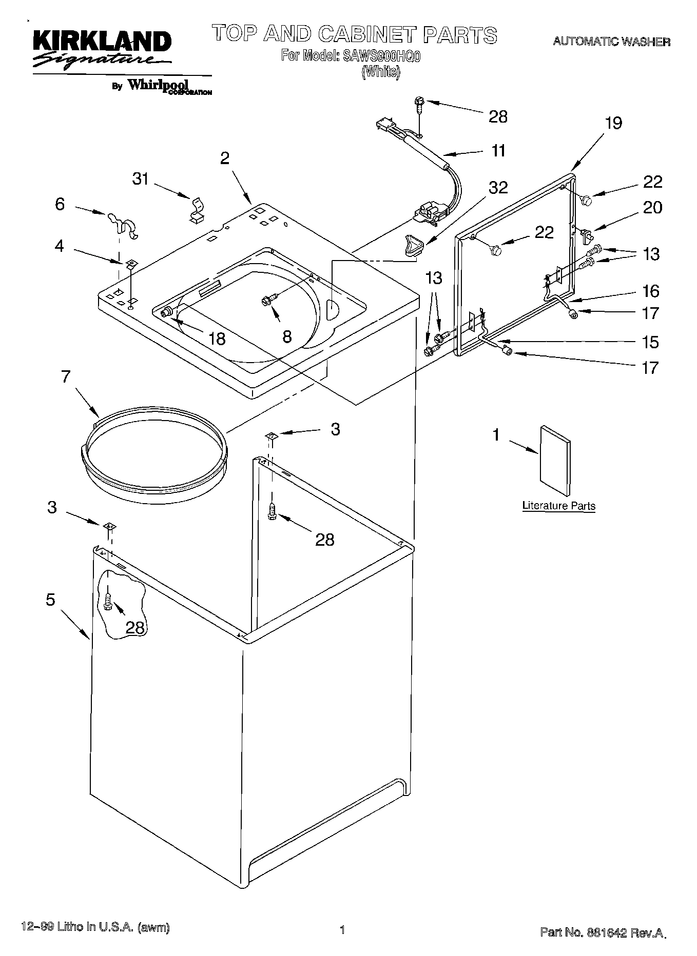 01 - TOP AND CABINET, LITERATURE