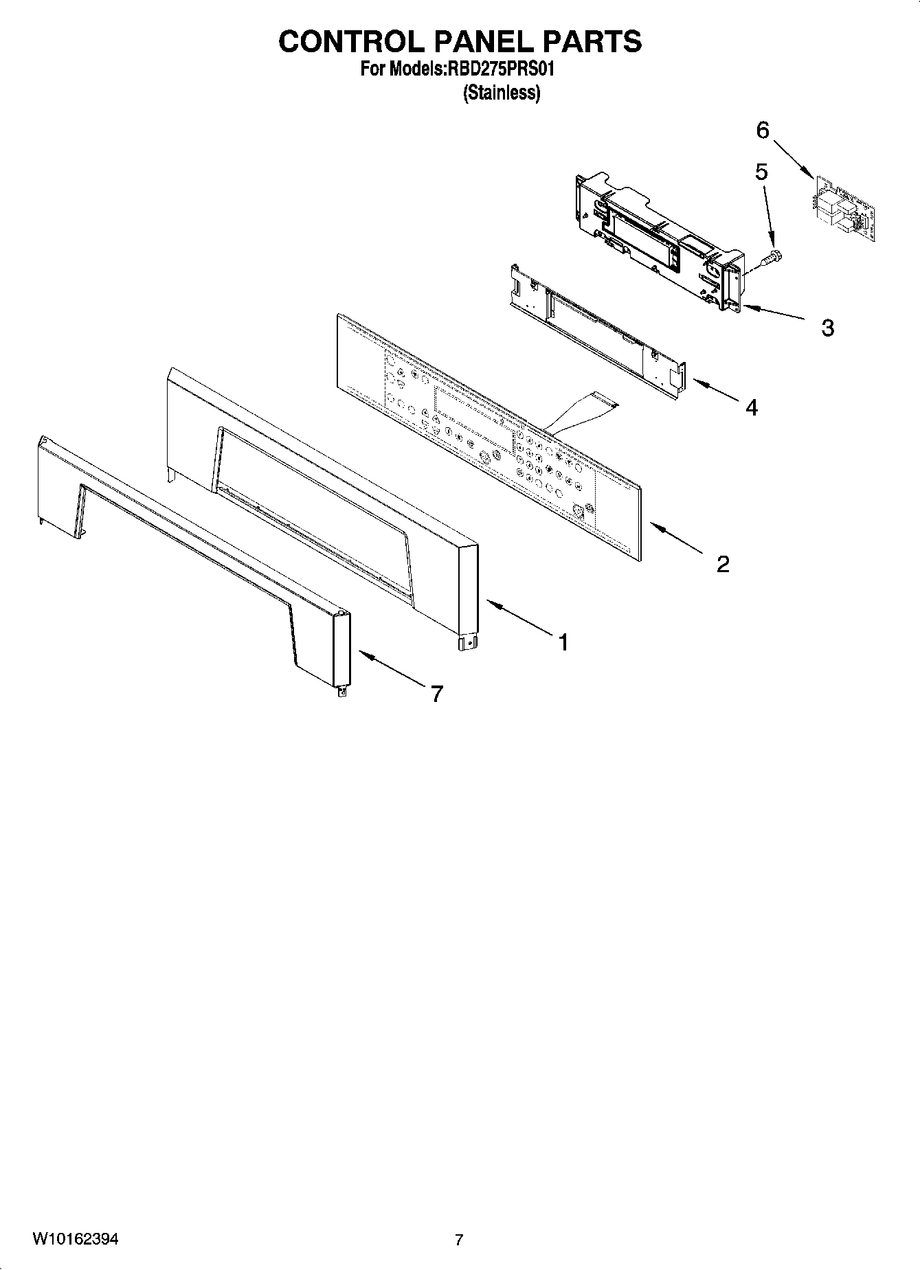 05 - CONTROL PANEL PARTS