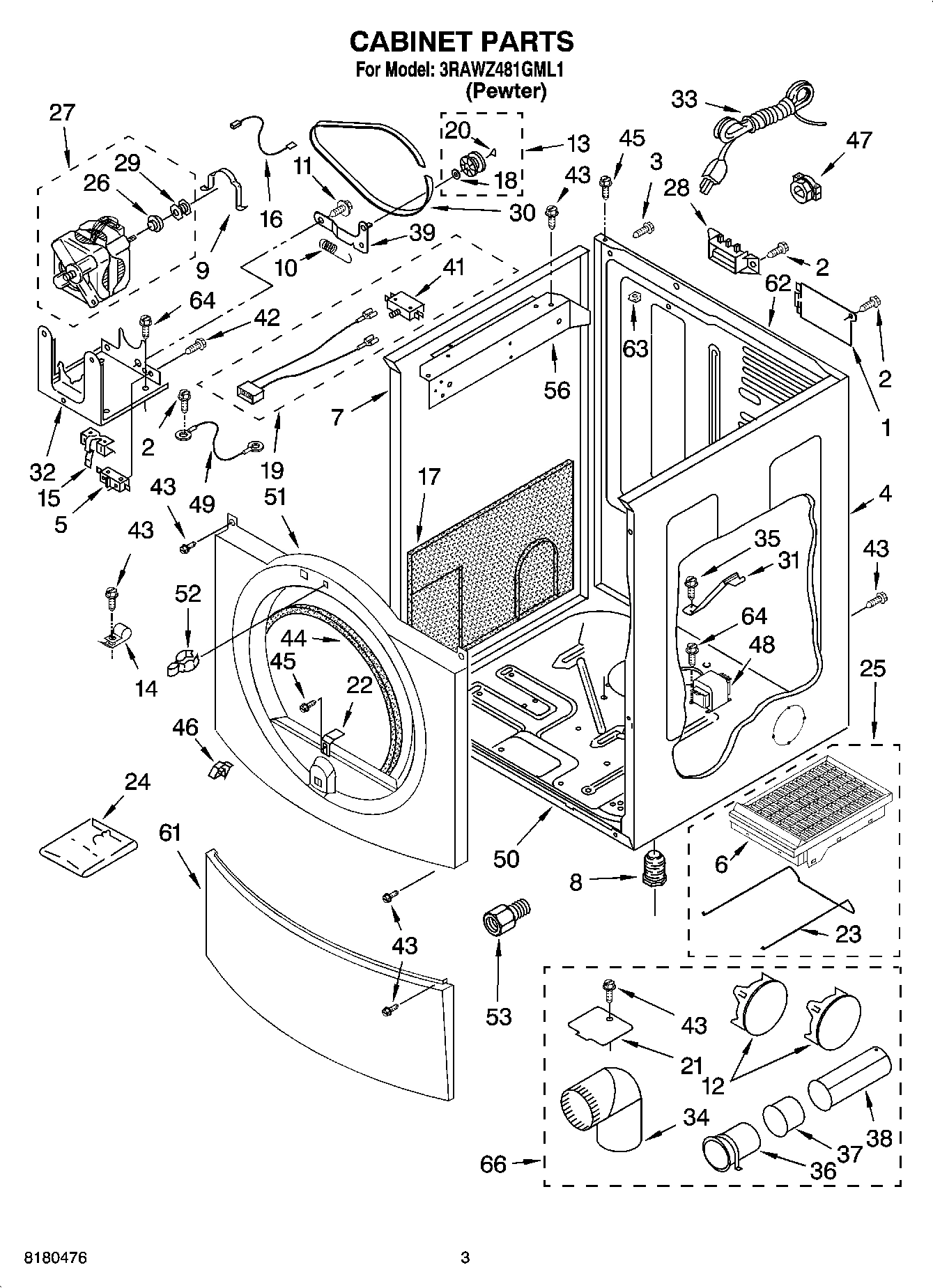 02 - CABINET PARTS