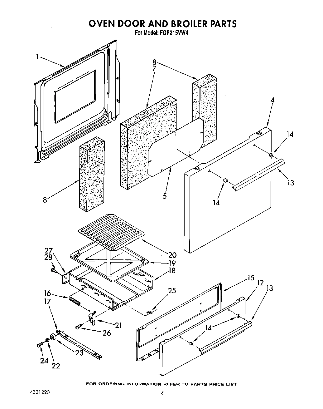 03 - OVEN DOOR AND BROILER