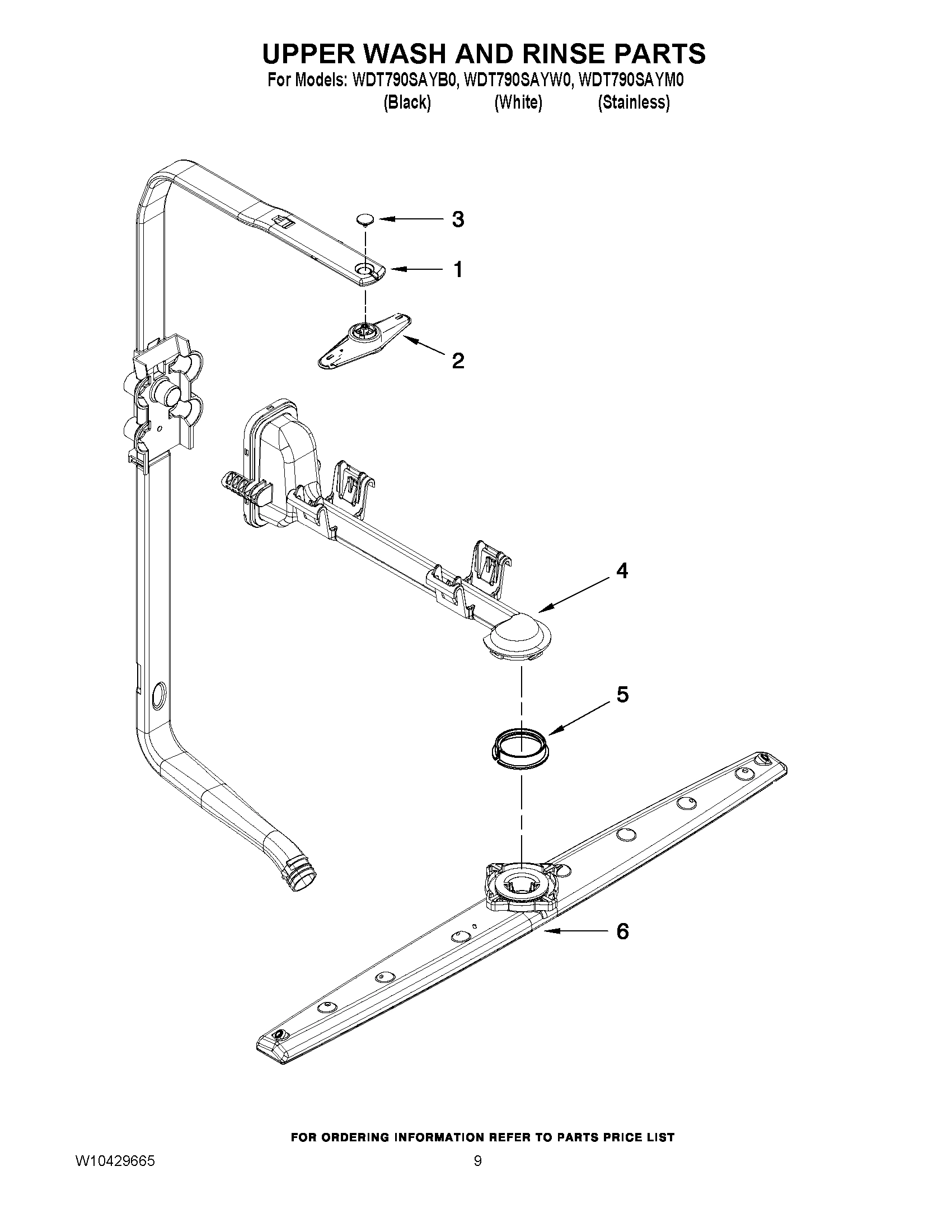 07 - UPPER WASH AND RINSE PARTS