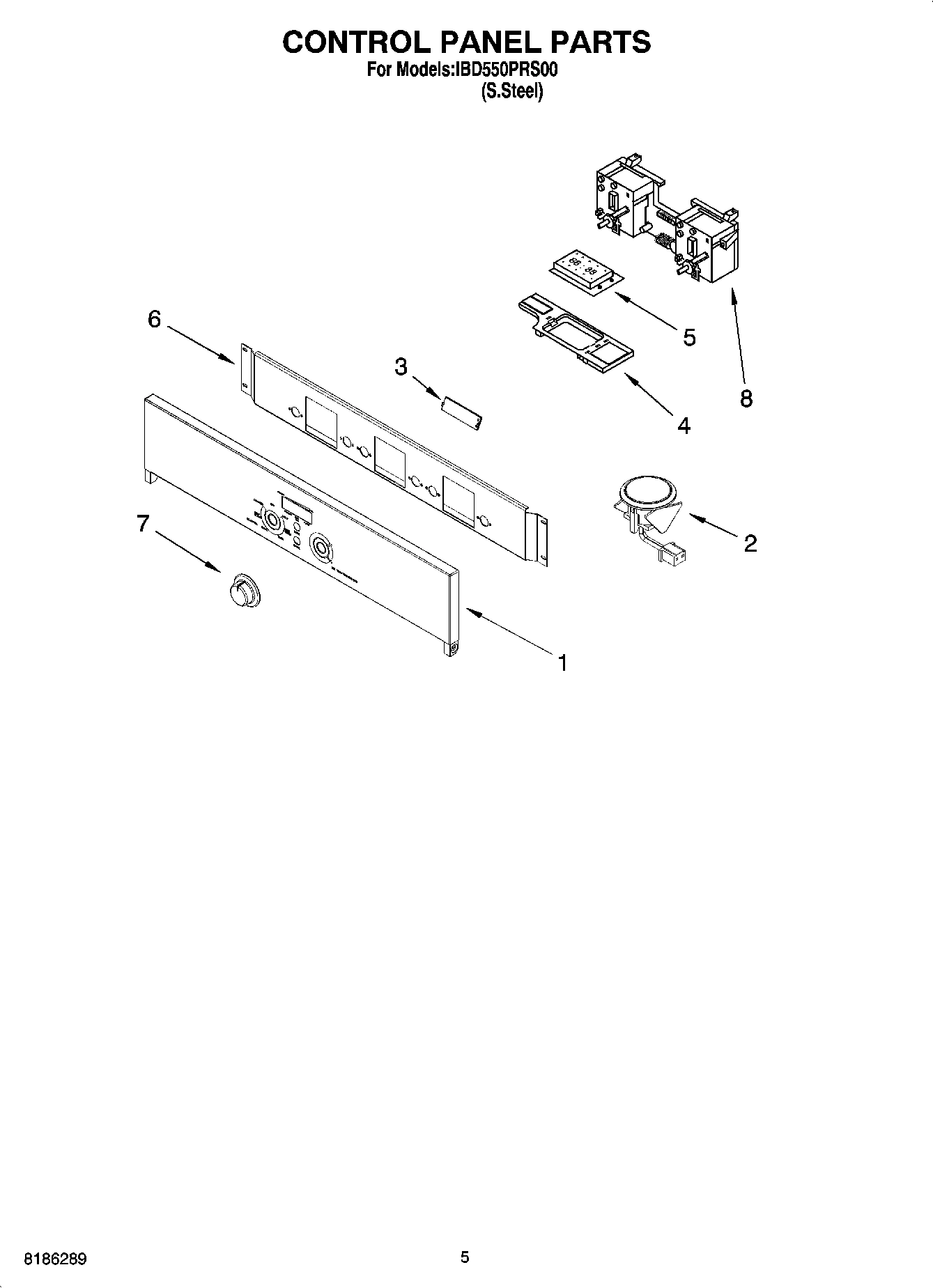 04 - CONTROL PANEL PARTS