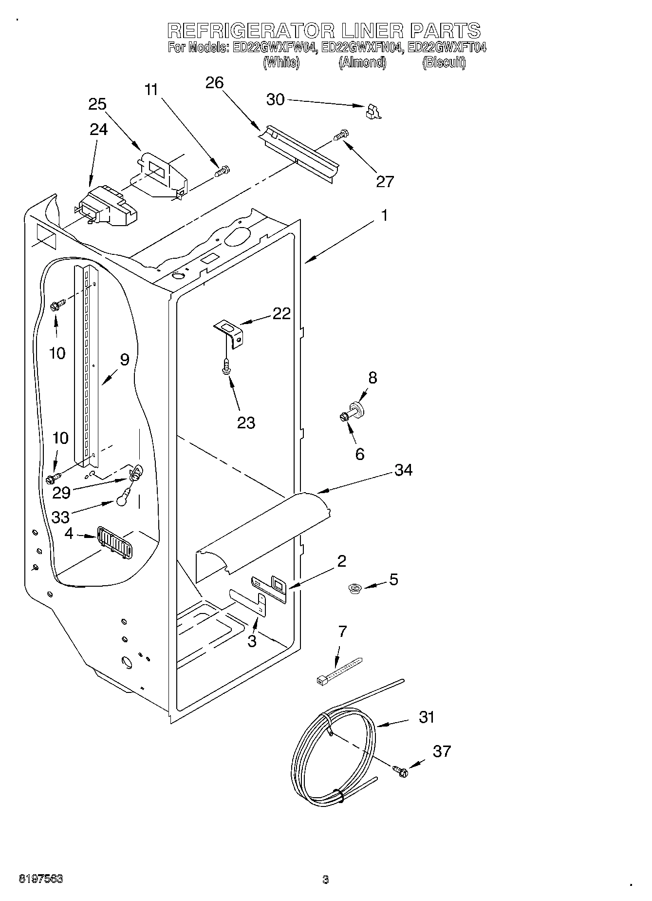 02 - REFRIGERATOR LINER
