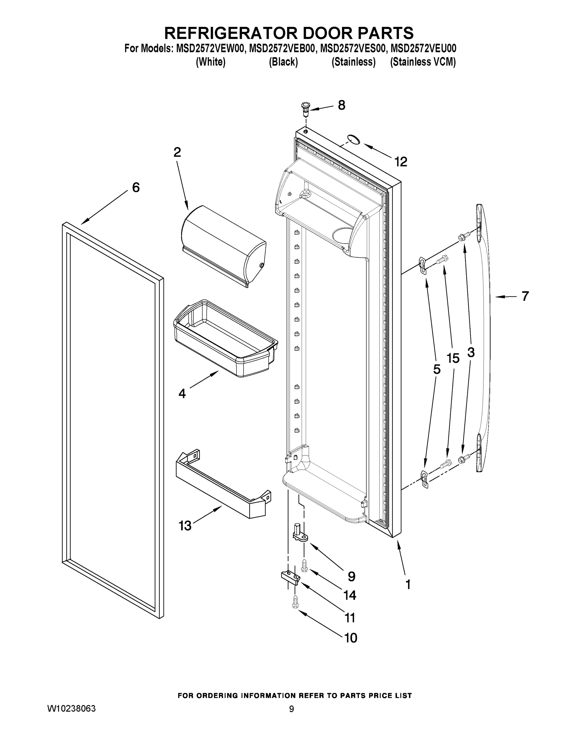 06 - REFRIGERATOR DOOR PARTS