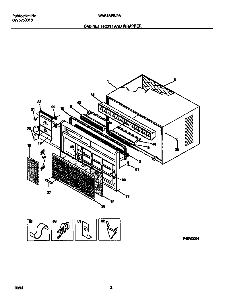 02 - CABINET FRONT AND WRAPPER