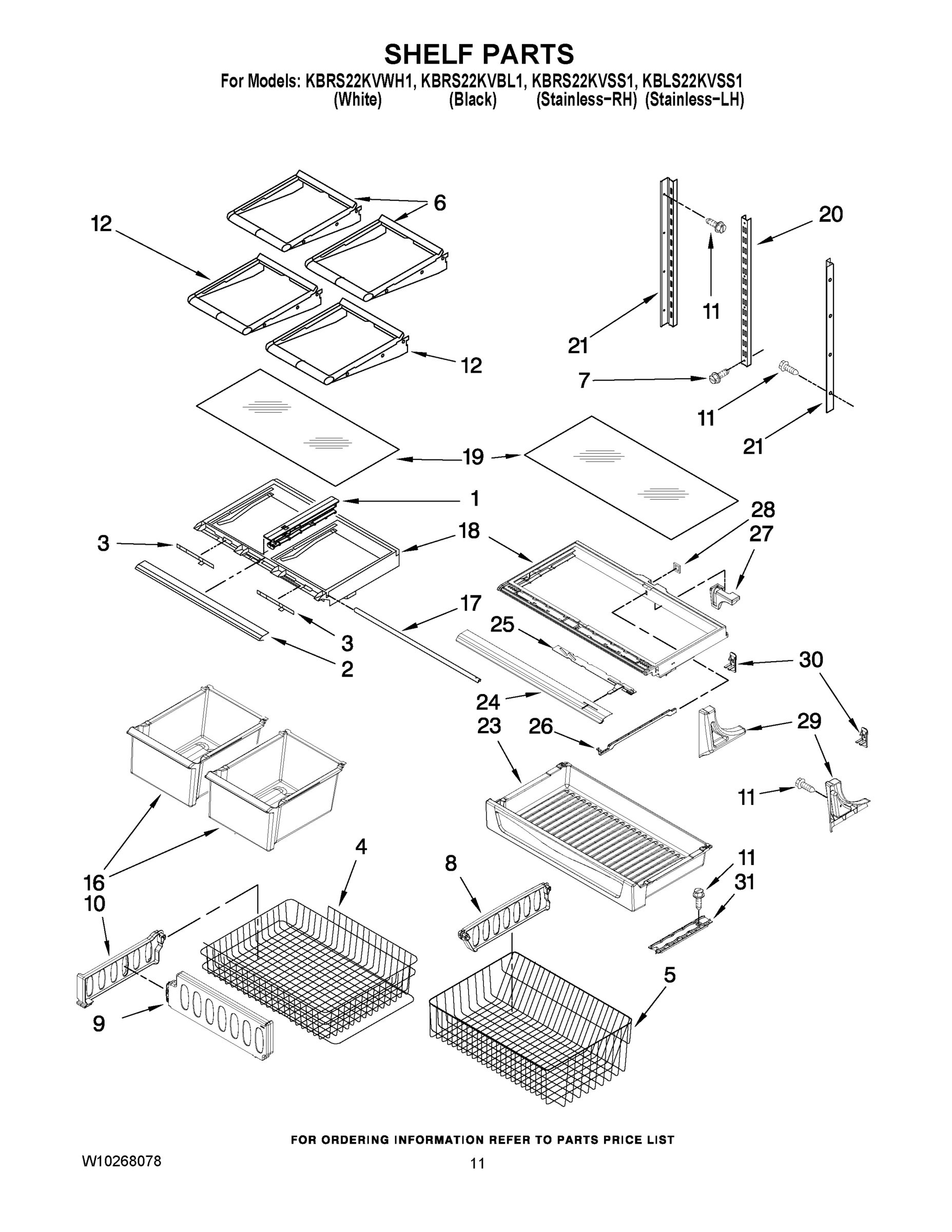 07 - SHELF PARTS