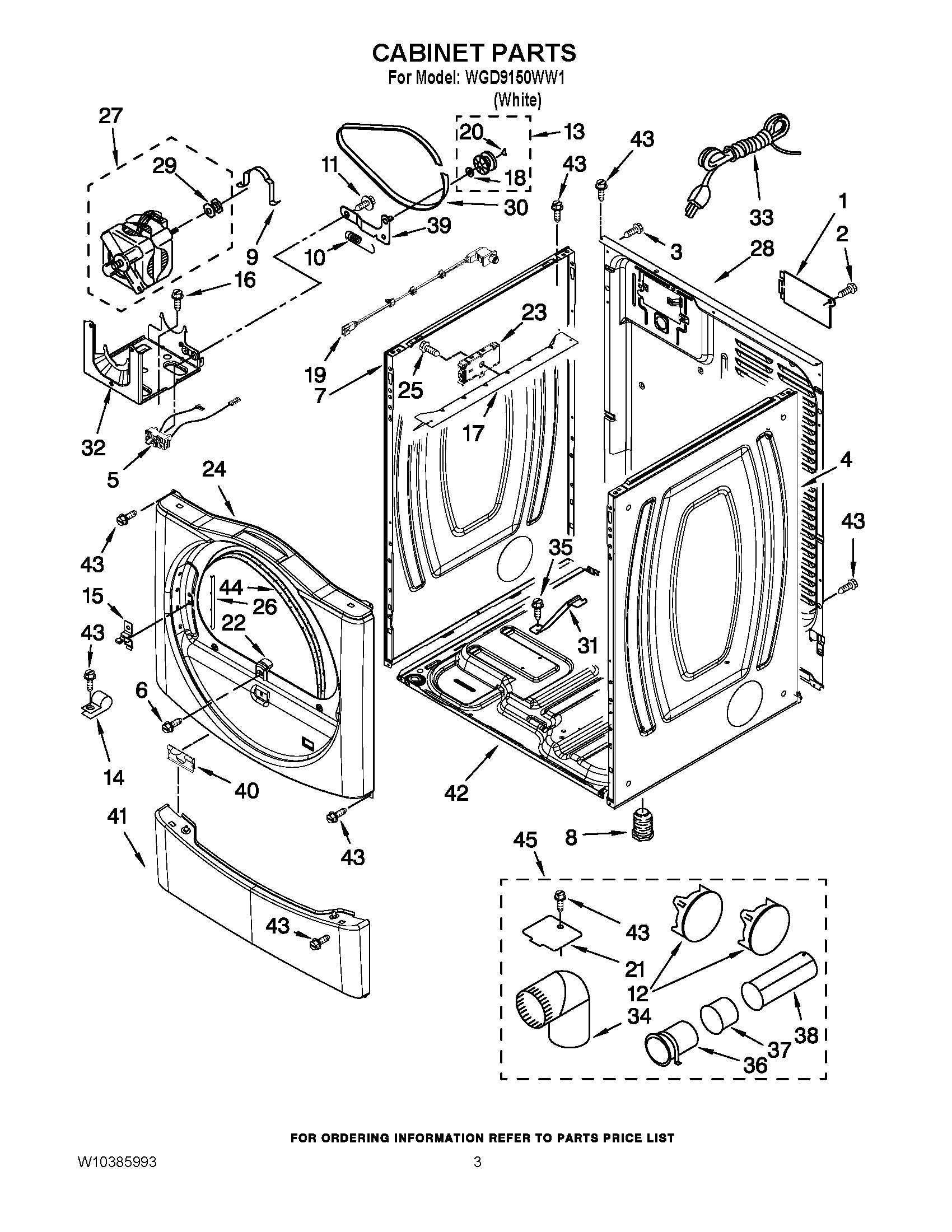 02 - CABINET PARTS