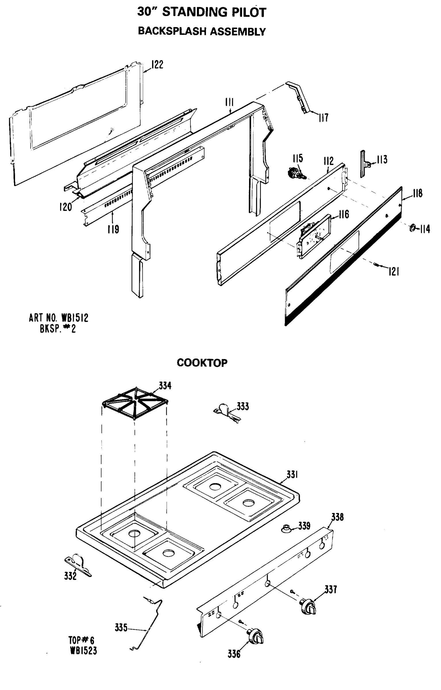 BACKSPLASH ASSEMBLY