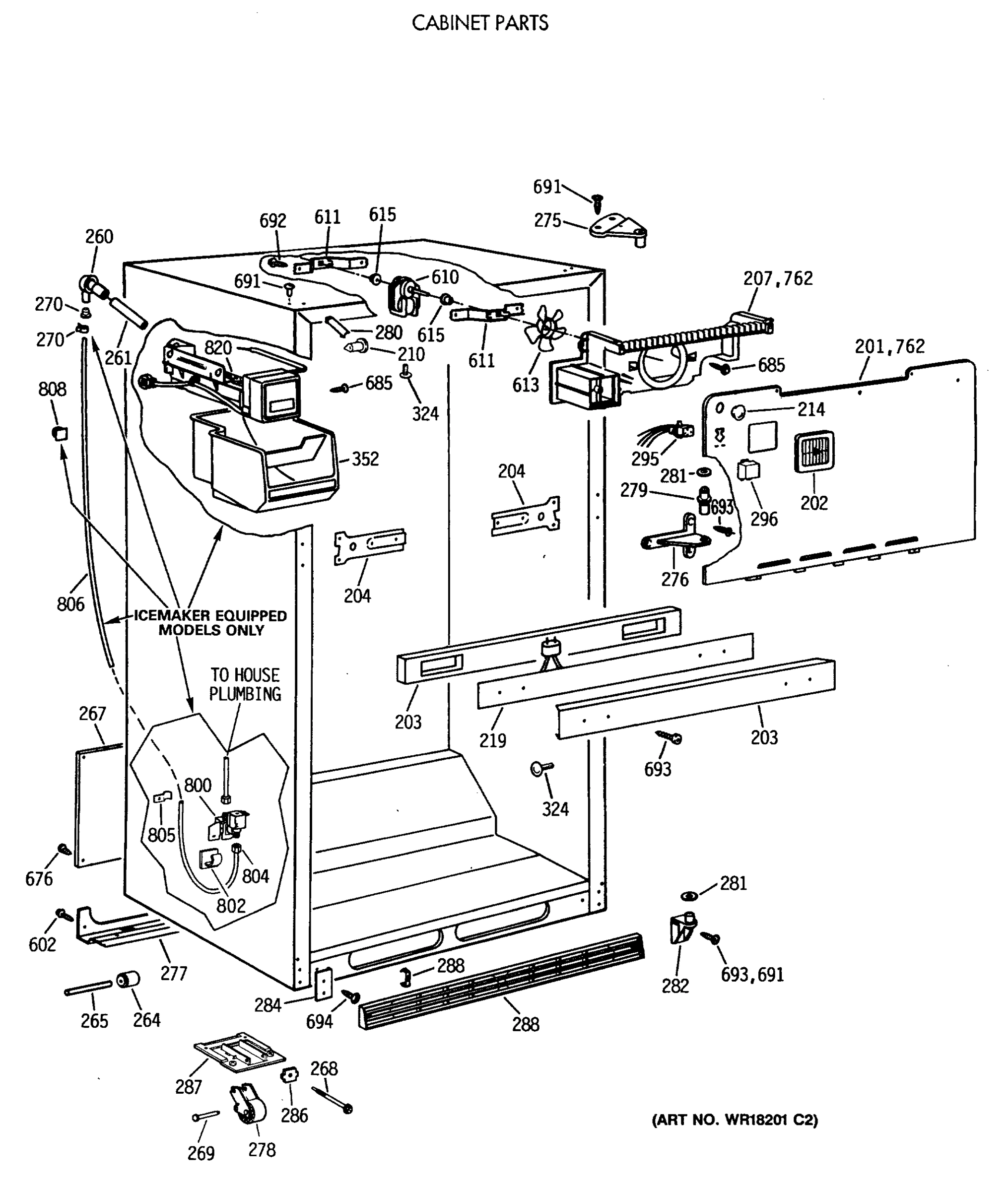 CABINET PARTS