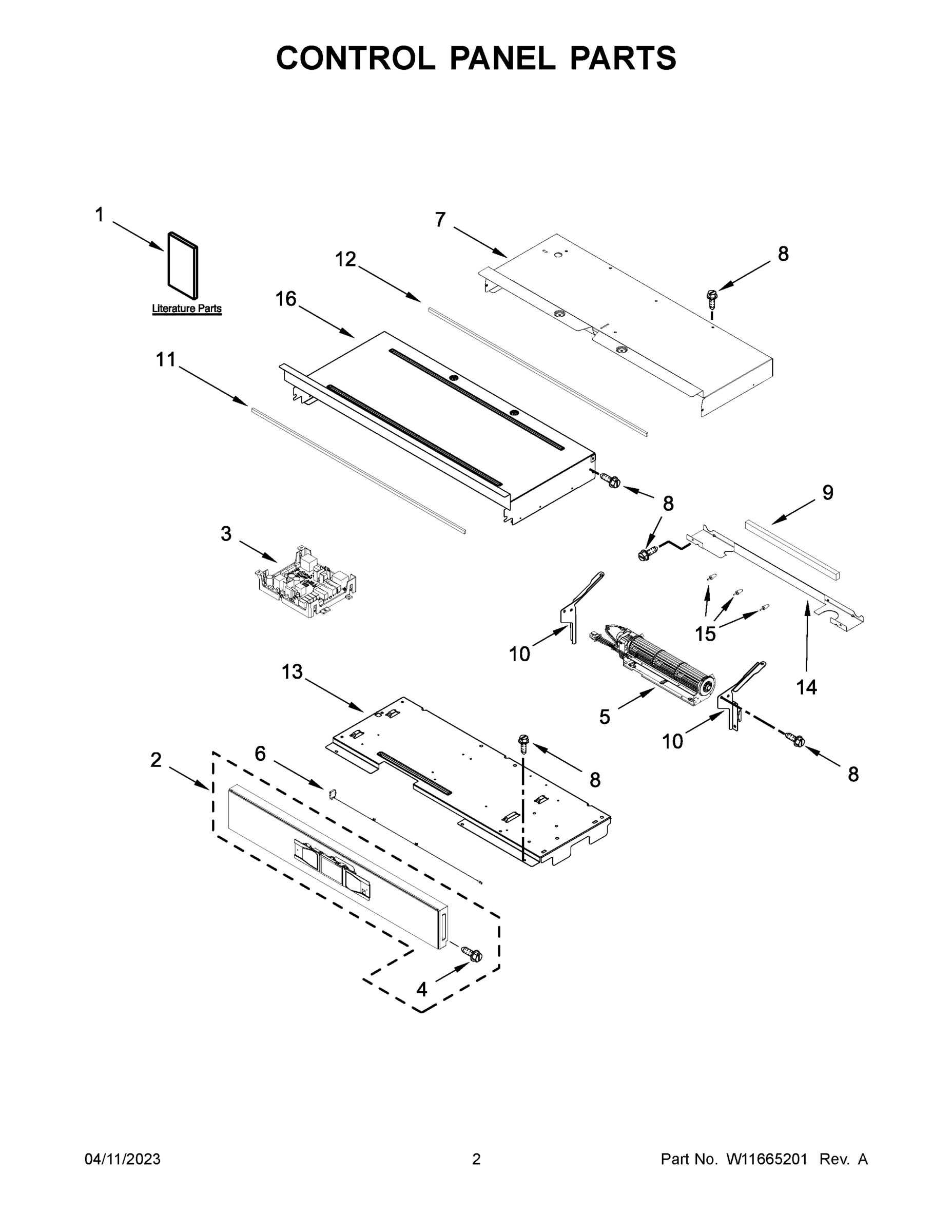 02 - CONTROL PANEL PARTS