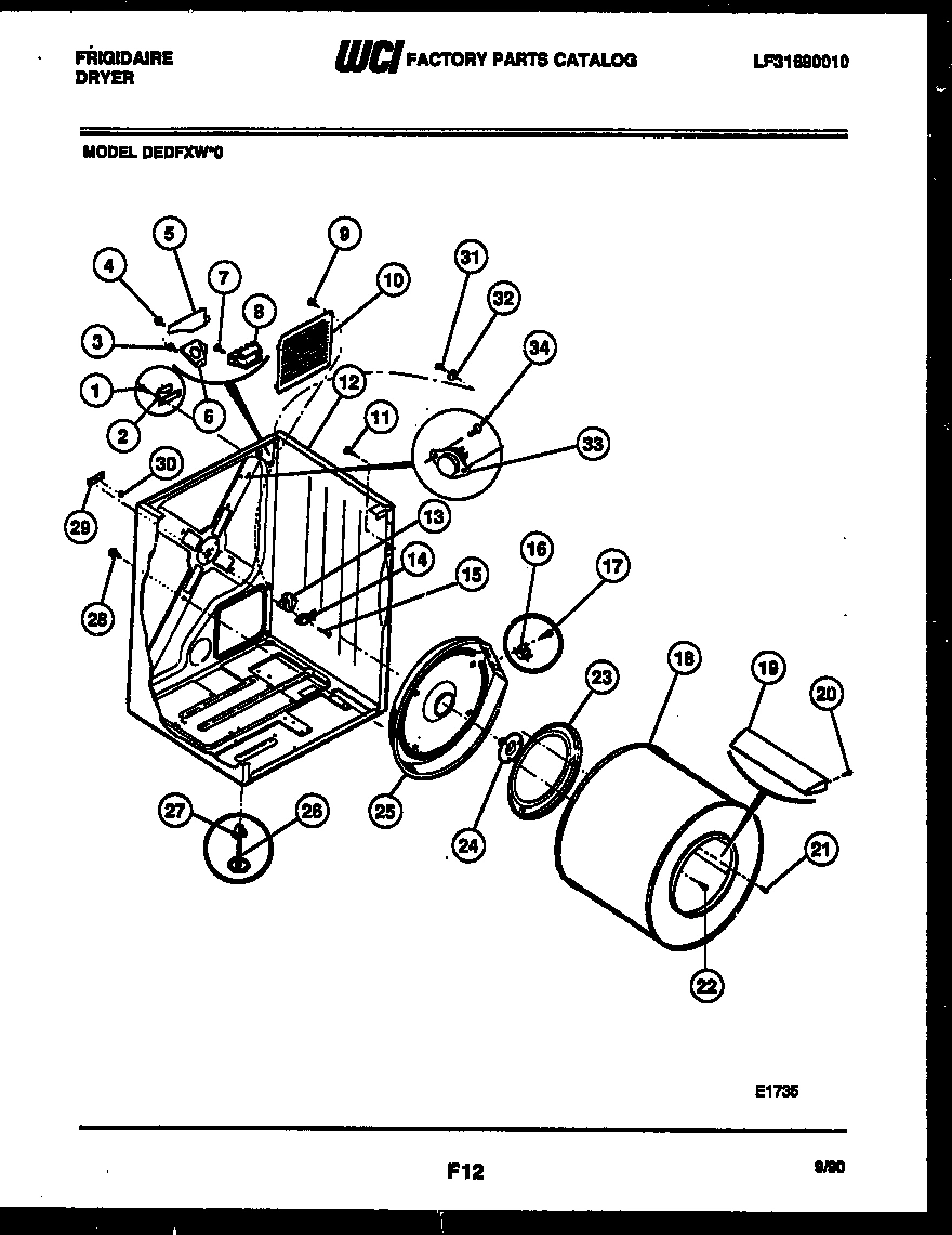 02 - CABINET AND COMPONENT PARTS