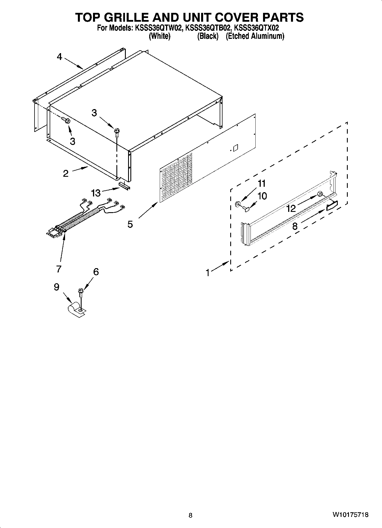 06 - TOP GRILLE AND UNIT COVER PARTS