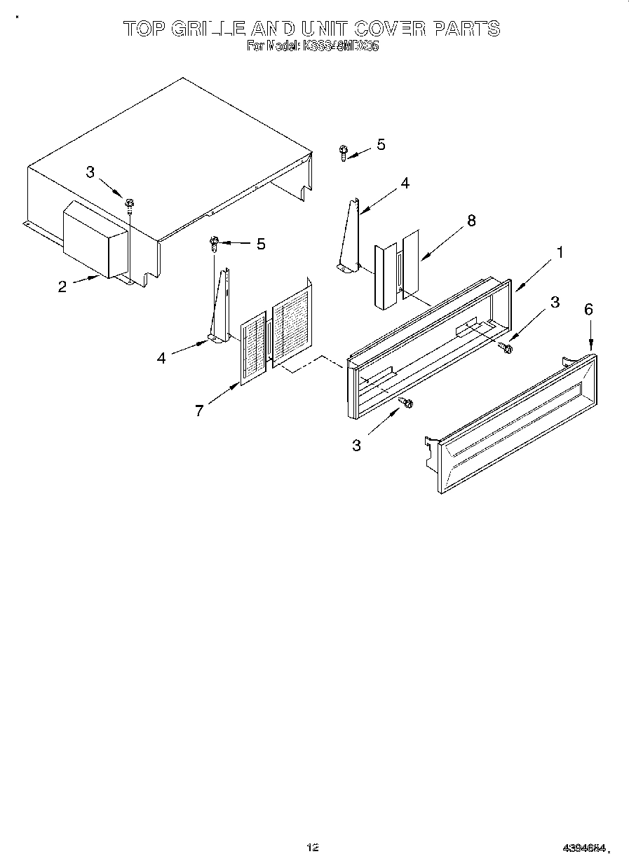 09 - TOP GRILLE AND UNIT COVER