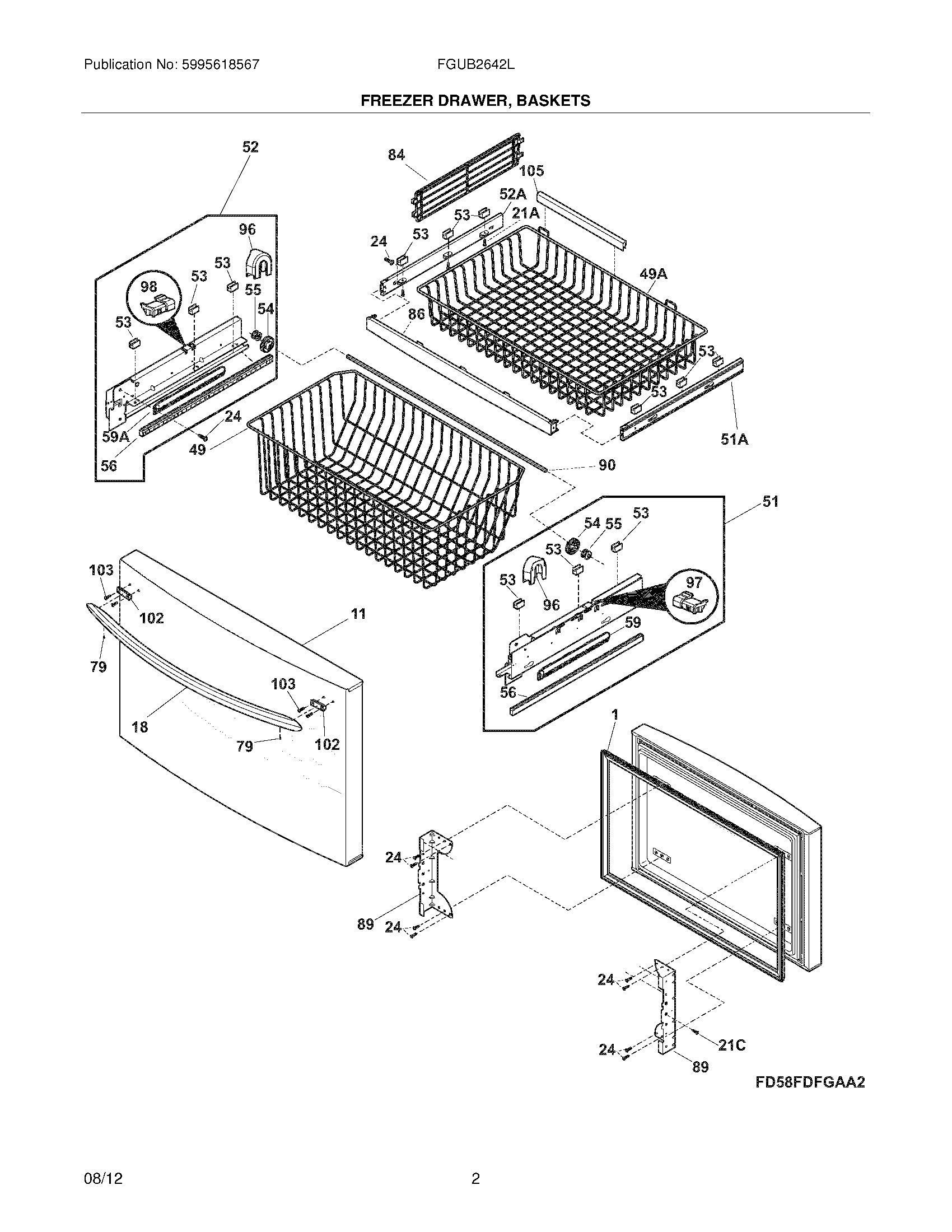 03 - FREEZER DRAWER, BASKETS