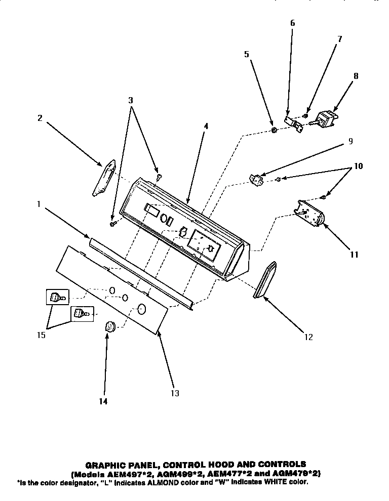 05 - GRAPHIC PANEL, CONTROL HOOD & CONTROLS