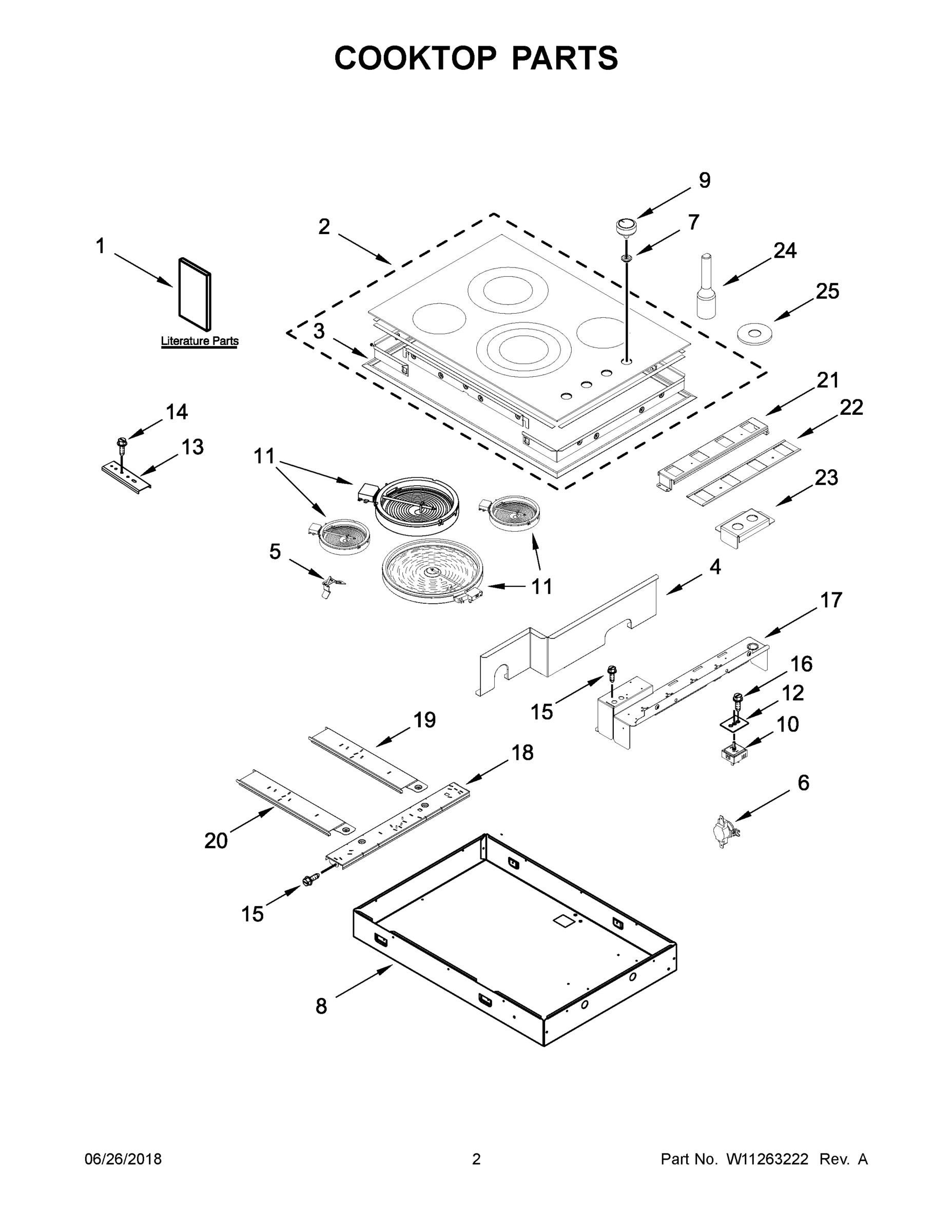 02 - COOKTOP PARTS