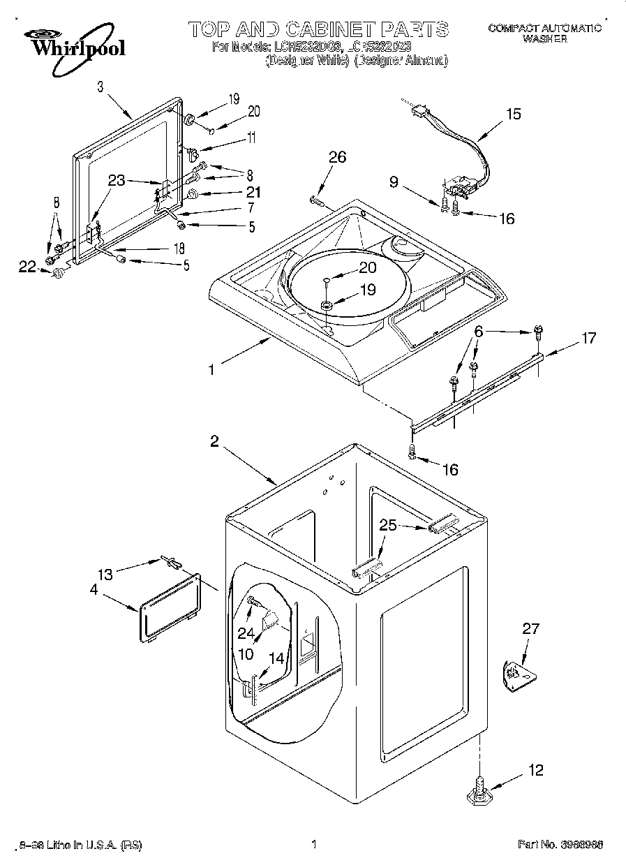 01 - TOP AND CABINET