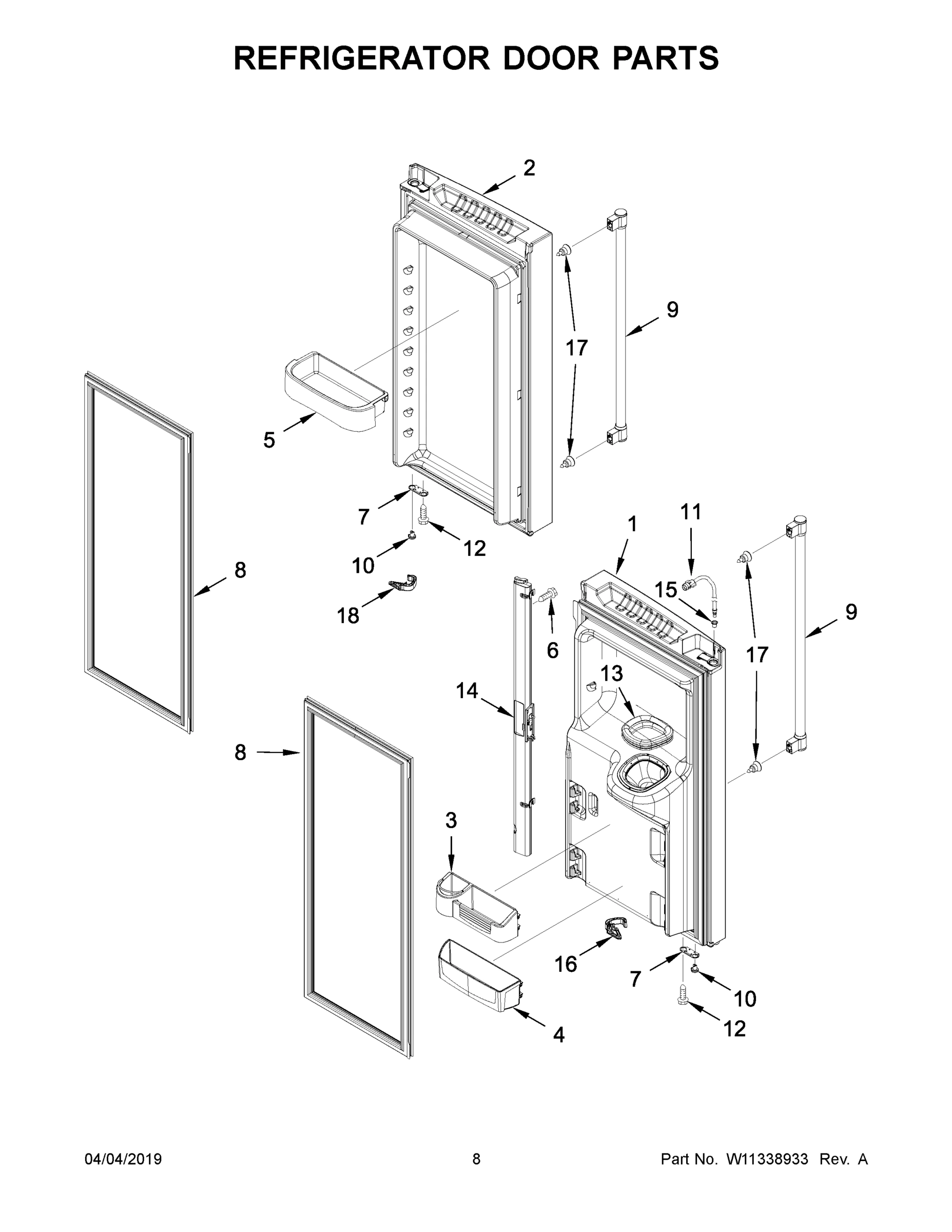 05 - REFRIGERATOR DOOR PARTS