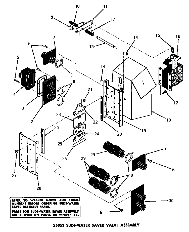 04 - 25053 SUDS-WATER SAVER VALVE ASSY