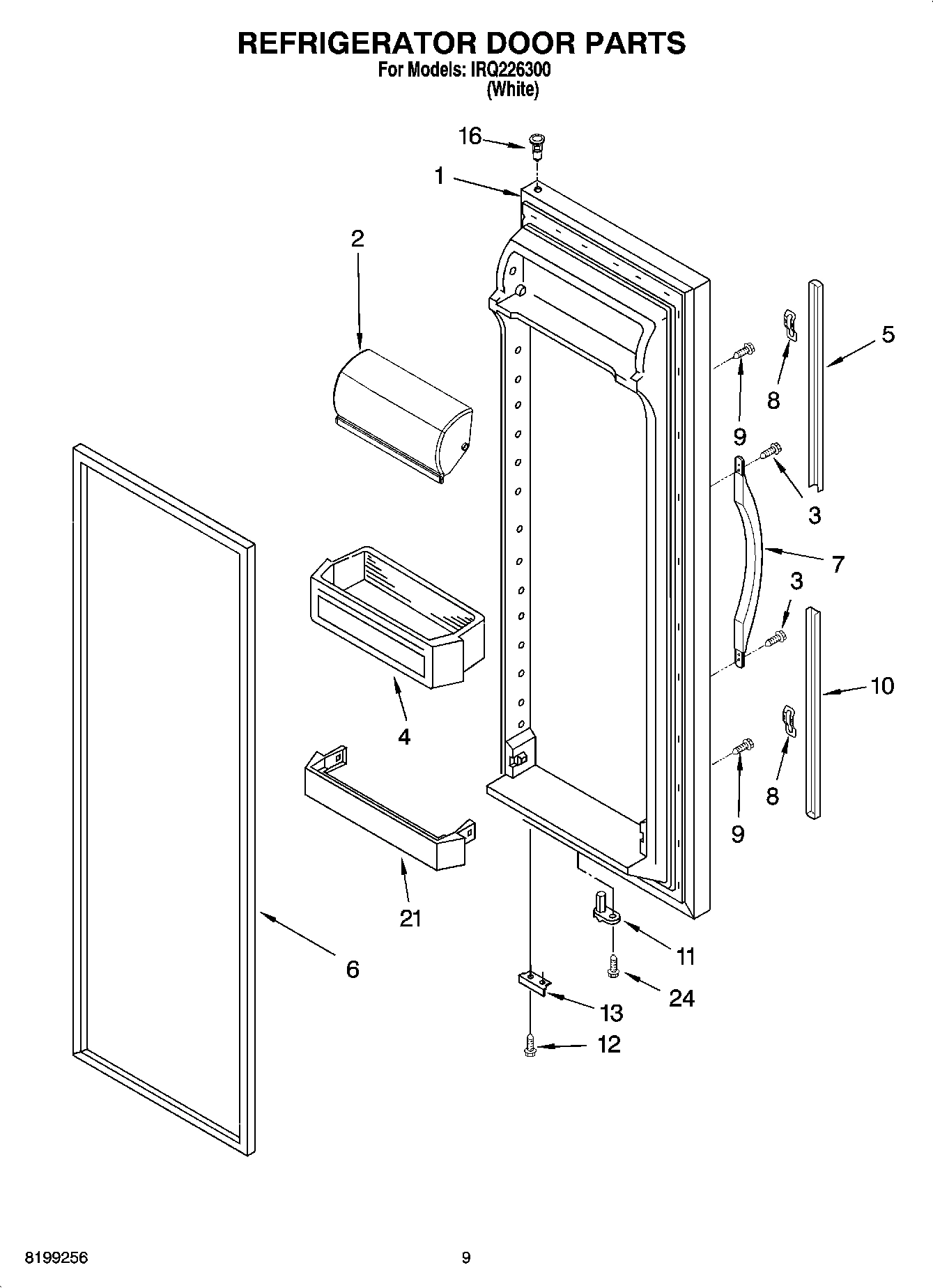 06 - REFRIGERATOR DOOR PARTS