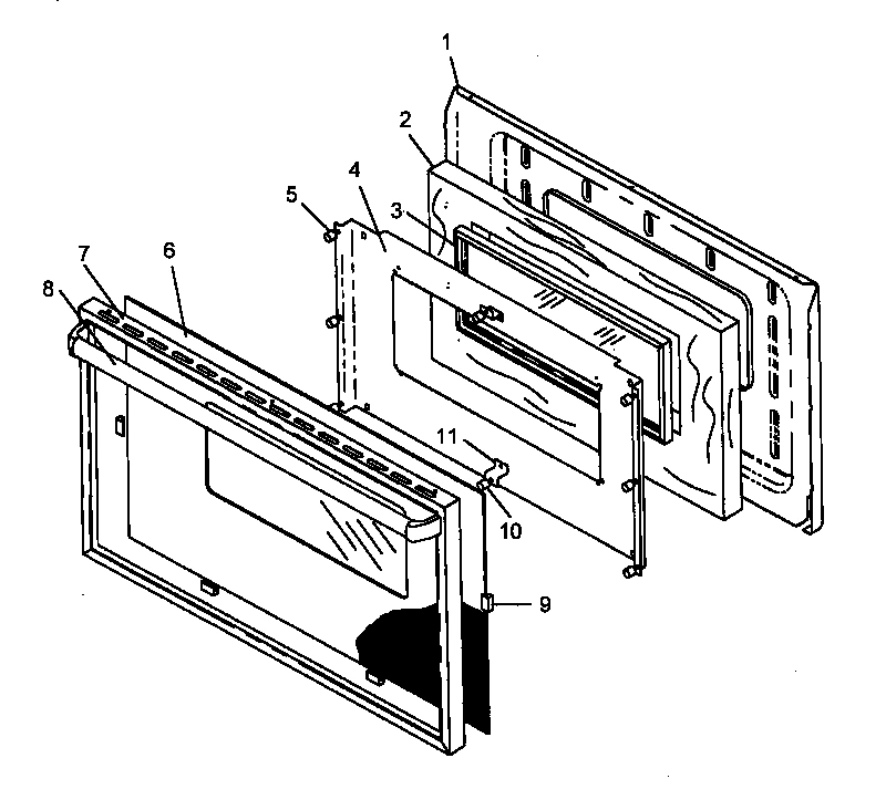 05 - OVEN DOOR ASSY