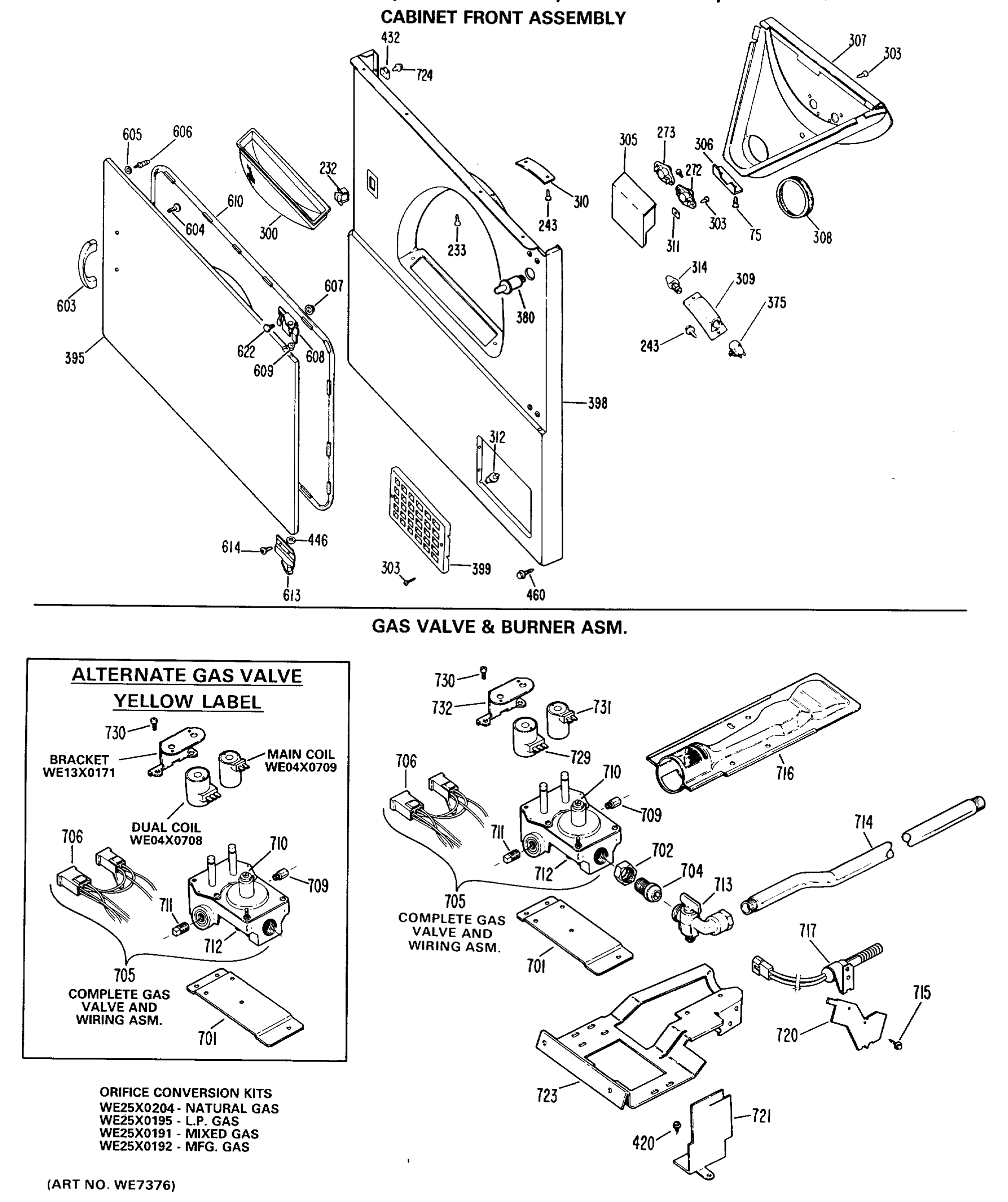 CABINET FRONT ASSEMBLY