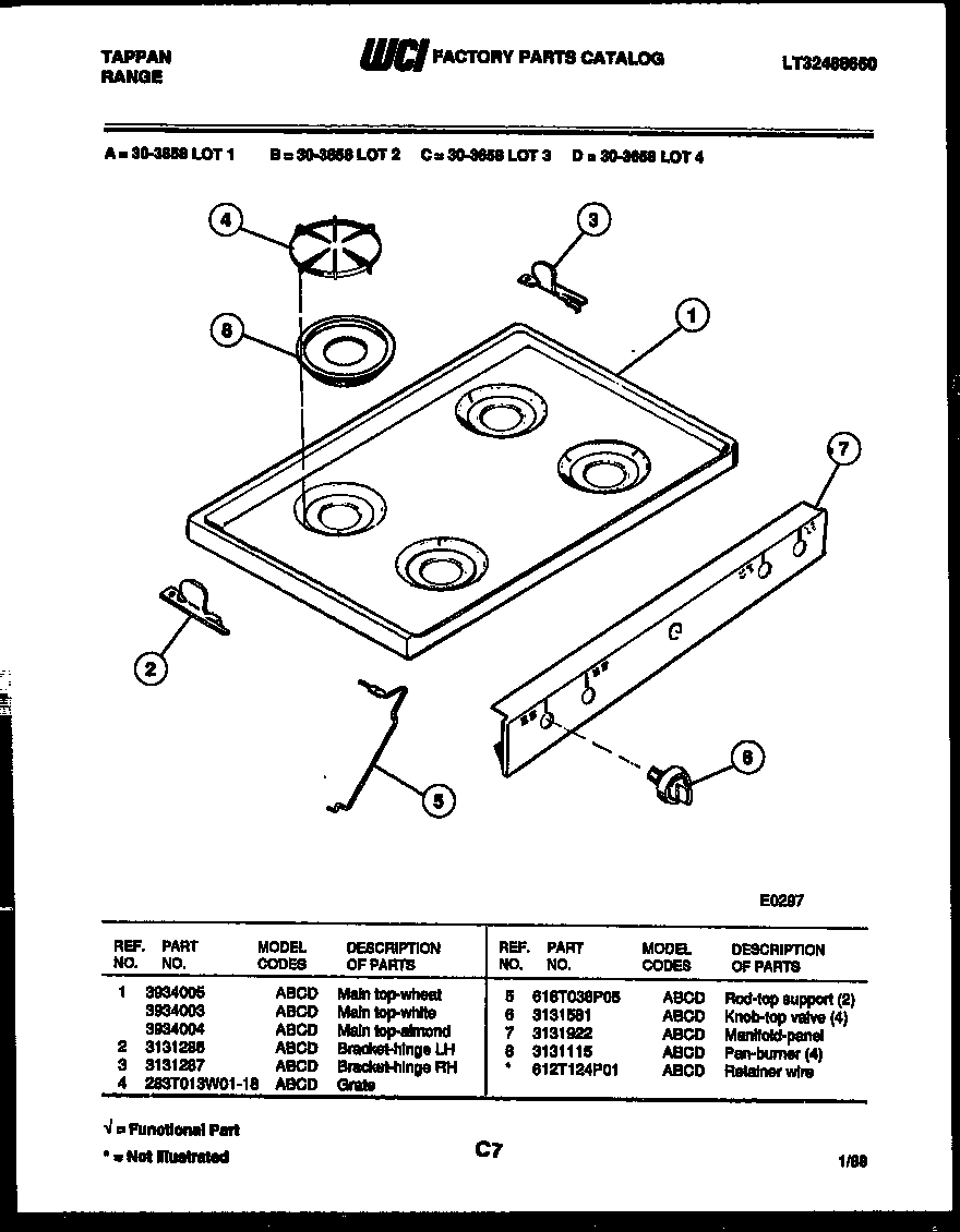 03 - COOKTOP PARTS