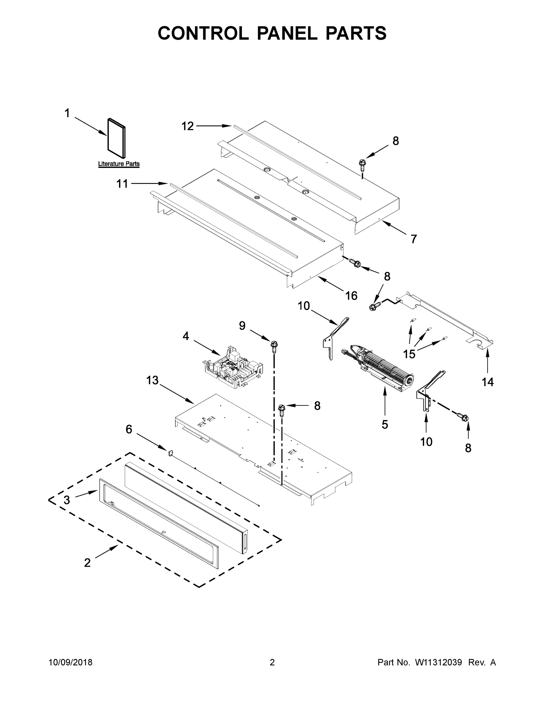 02 - CONTROL PANEL PARTS
