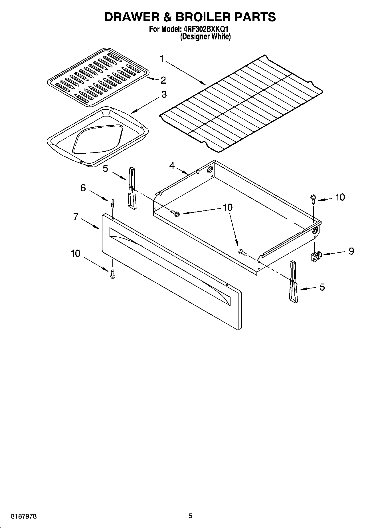04 - DRAWER & BROILER PARTS