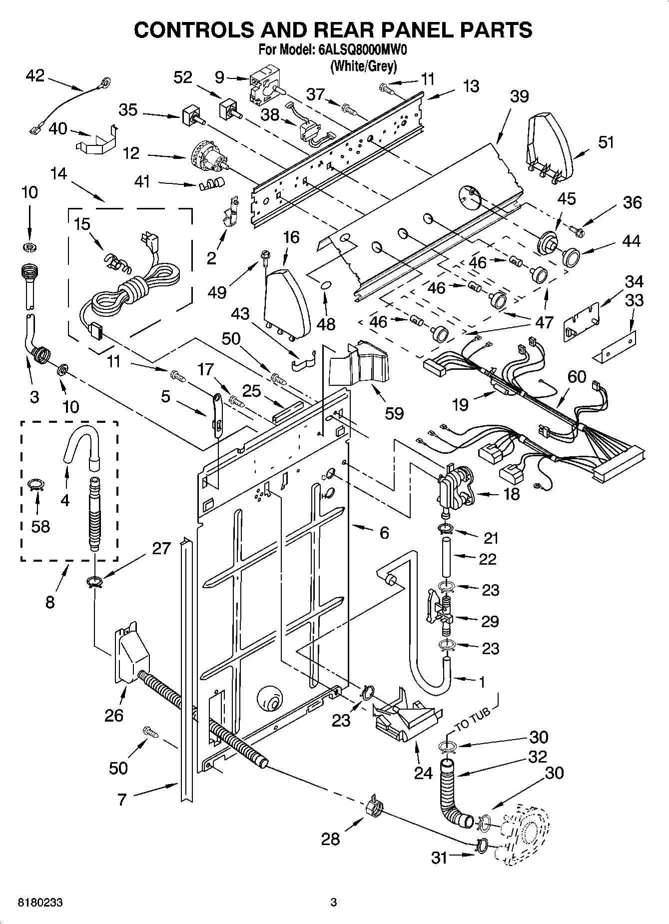 02 - CONTROLS AND REAR PANEL PARTS