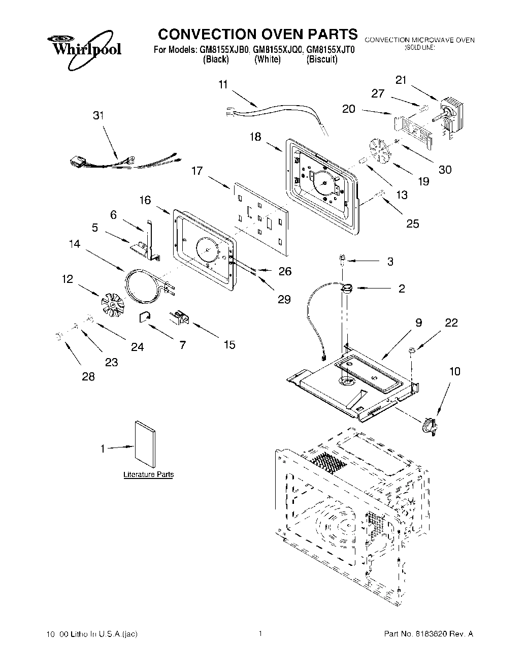 01 - CONVECTION OVEN, LITERATURE
