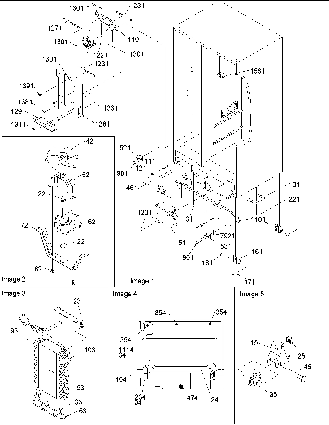 04 - Drain, Rollers & Evap Assy