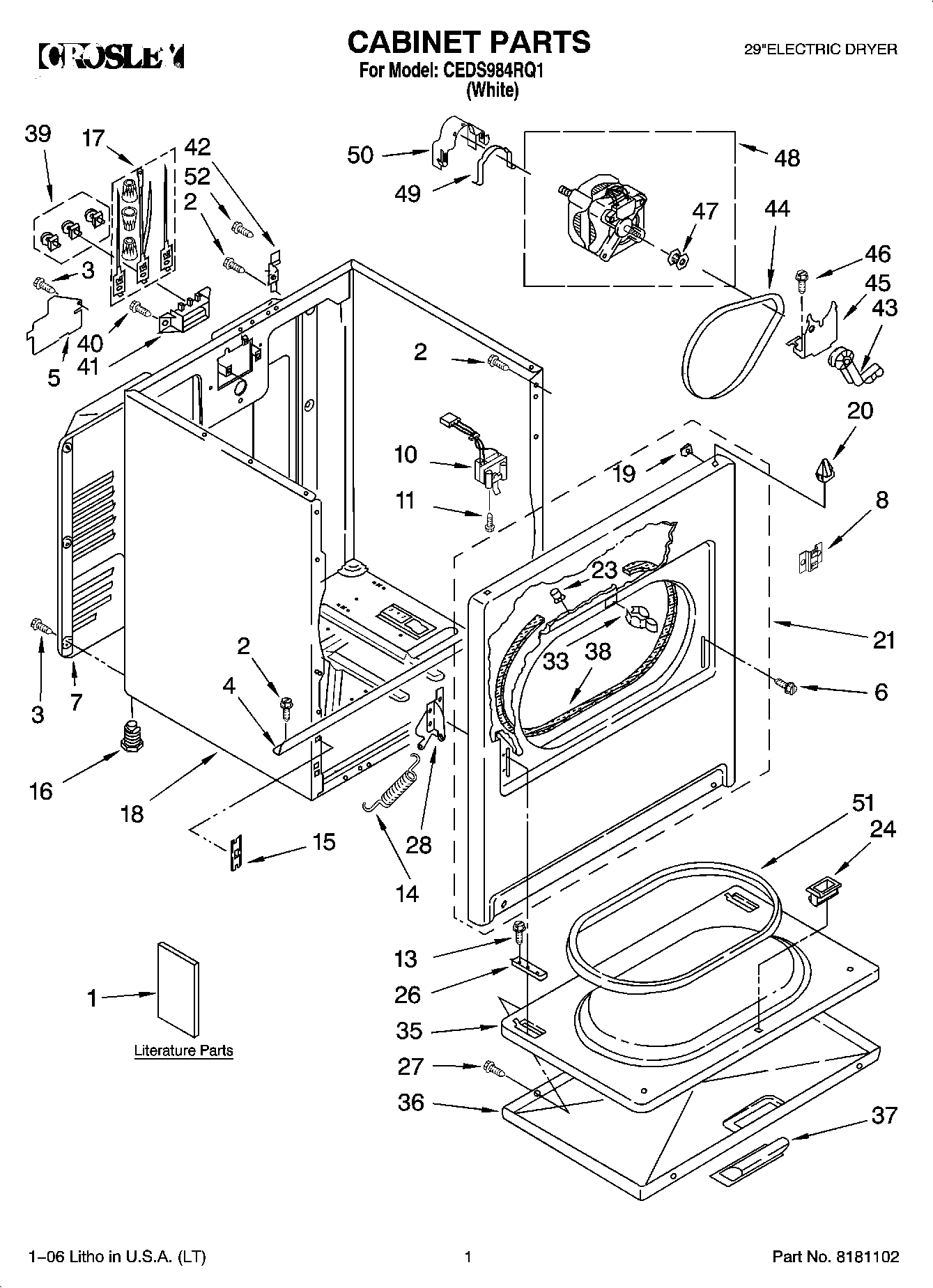 01 - CABINET PARTS