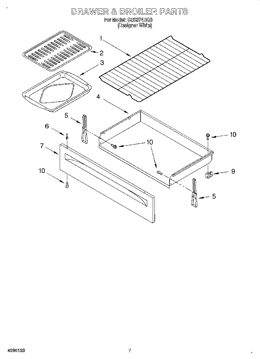 05 - DRAWER AND BROILER, LIT/OPTIONAL